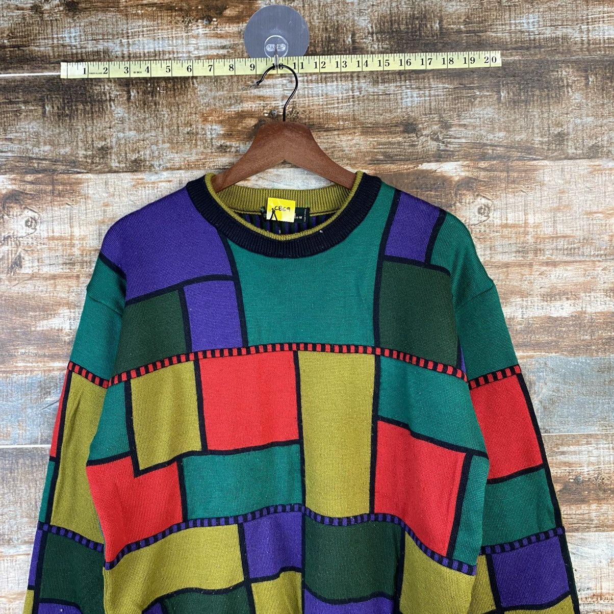Japanese Brand DL Viesten made in japan checkered Multicolor Knitwear #C869 Size US M / EU 48-50 / 2 - 5 Thumbnail