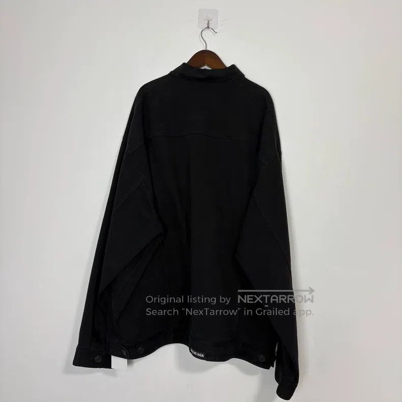 Balenciaga Balenciaga Valentine's Day Embroidered Destroyed Denim Jac Size US M / EU 48-50 / 2 - 2 Thumbnail