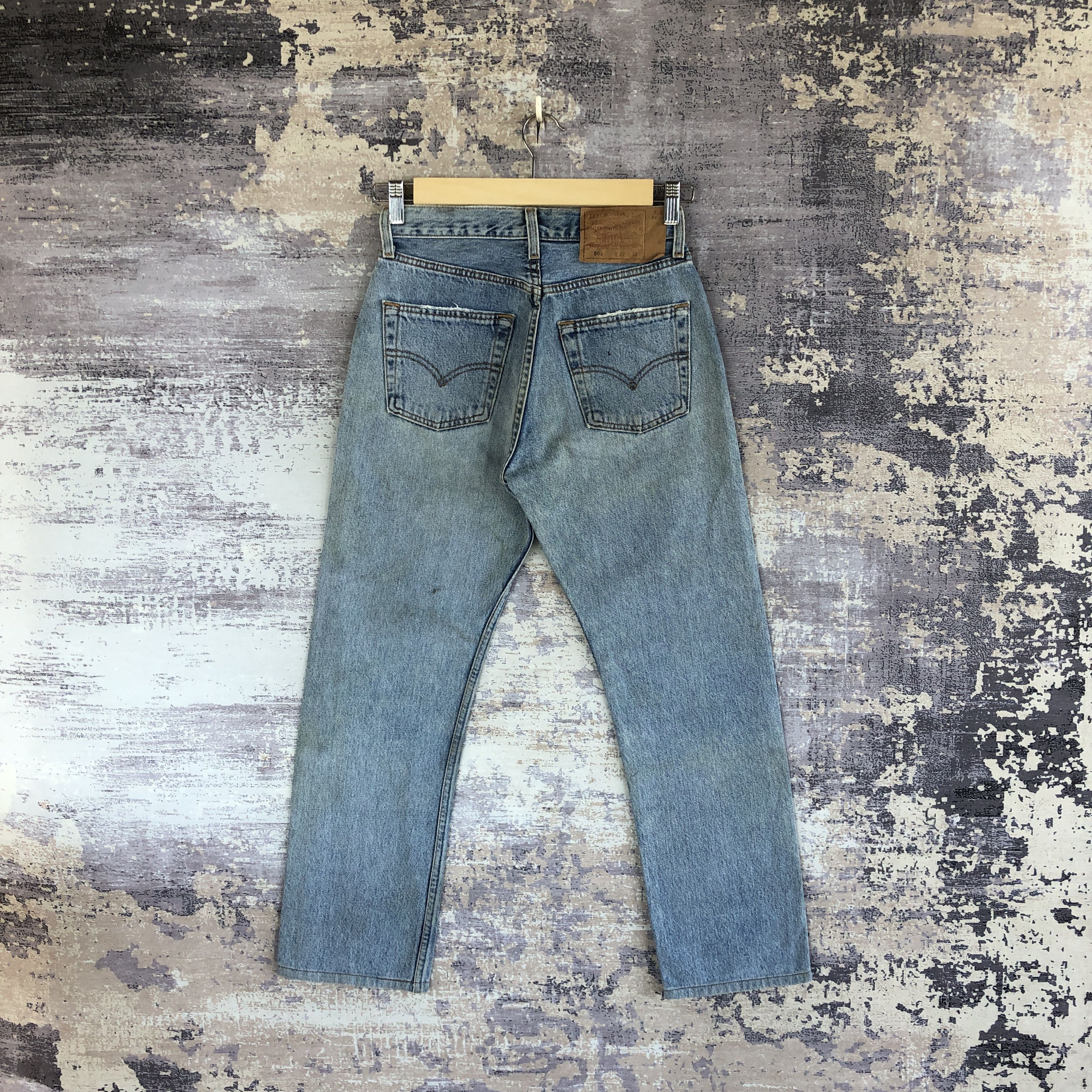 Levi's Vintage 90s Levis 501 Faded Jeans Levi's Light Wash Denim Size 26" / US 2 / IT 38 - 2 Thumbnail