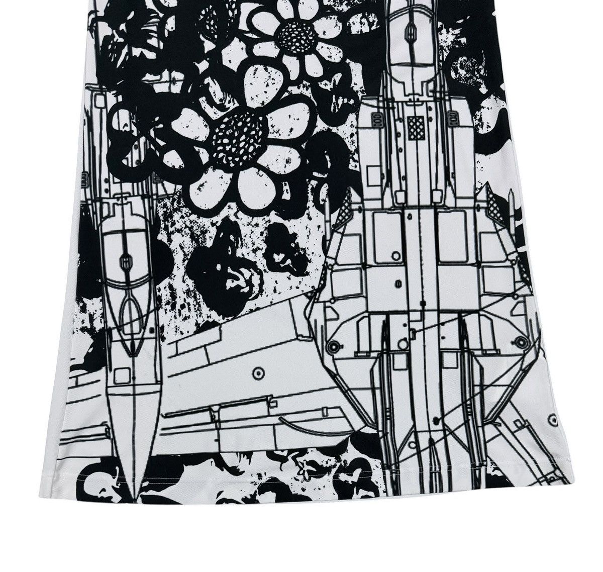 Comme des Garcons AD2017 Comme Des Garcons Graphics Print Mesh Long T-Shirt Size S / US 4 / IT 40 - 4 Thumbnail