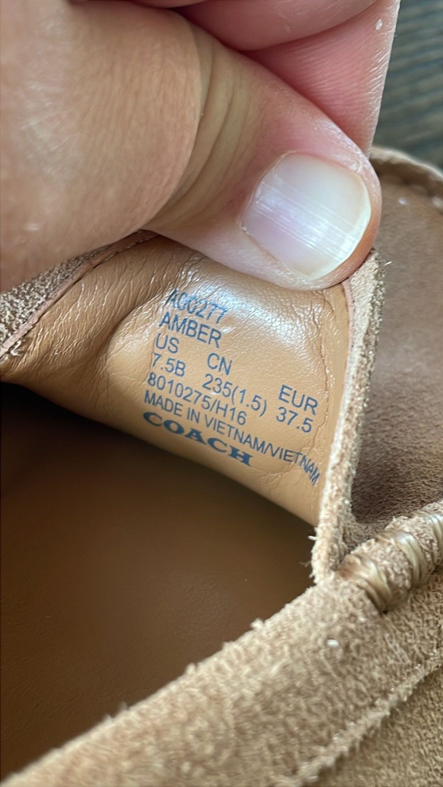 Coach Coach Amber Suede Driving Moccasins Size US 7.5 / IT 37.5 - 12 Thumbnail