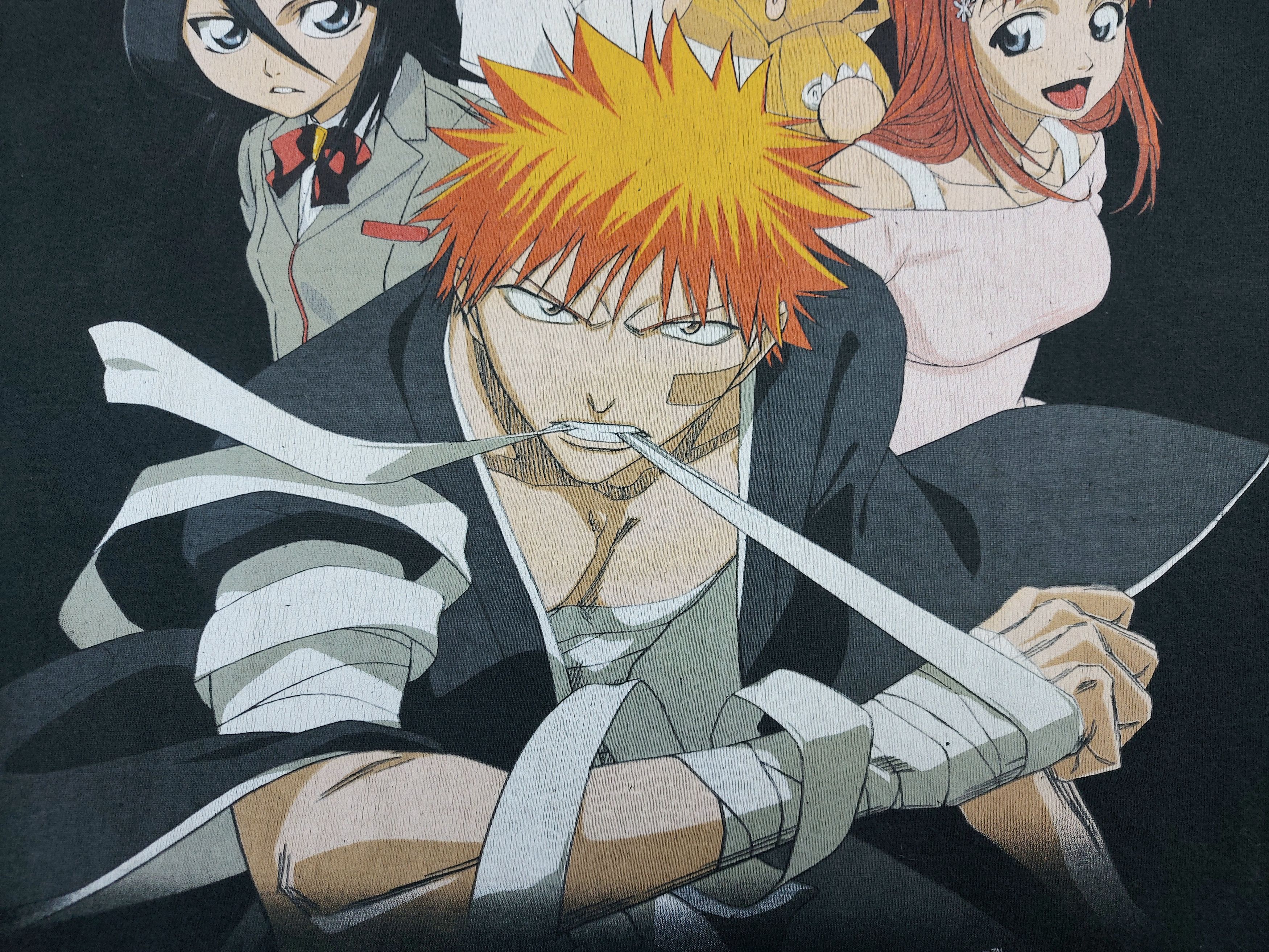 Anime × Vintage Vintage Y2K Bleach Shonen Jump Main Characters ichigo TEE Size US L / EU 52-54 / 3 - 9 Thumbnail
