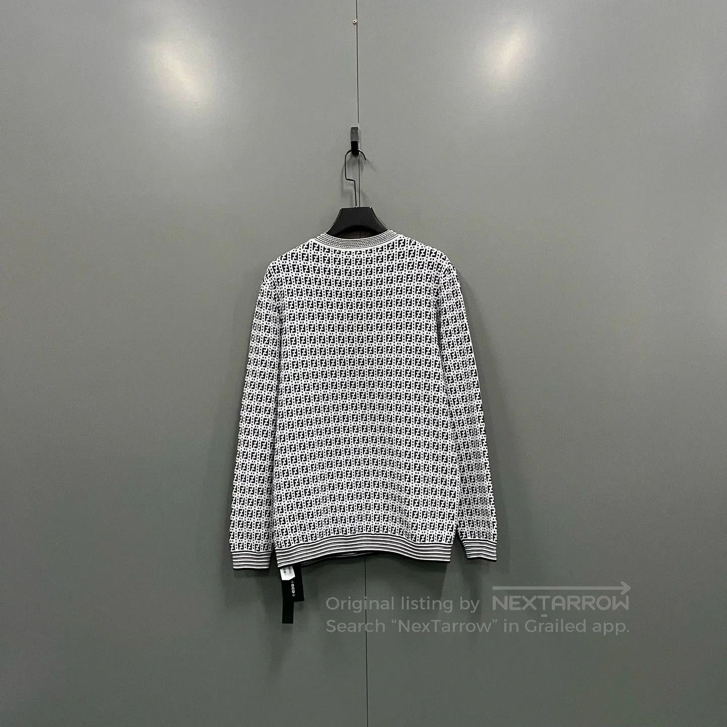 Fendi FENDI FF Logo Crewneck Knit Sweater. Size US L / EU 52-54 / 3 - 2 Thumbnail