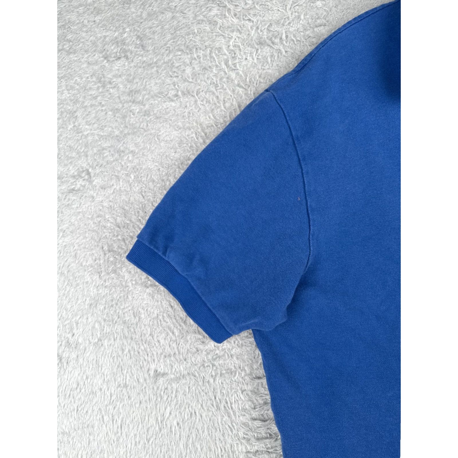 Ralph Lauren VINTAGE Ralph Lauren Polo Shirt Adult XL Blue 100% Cotton Jersey Short Sleeve Embroidered Logo Mens Modern Sports Summer 90s? Size US XL / EU 56 / 4 - 3 Thumbnail