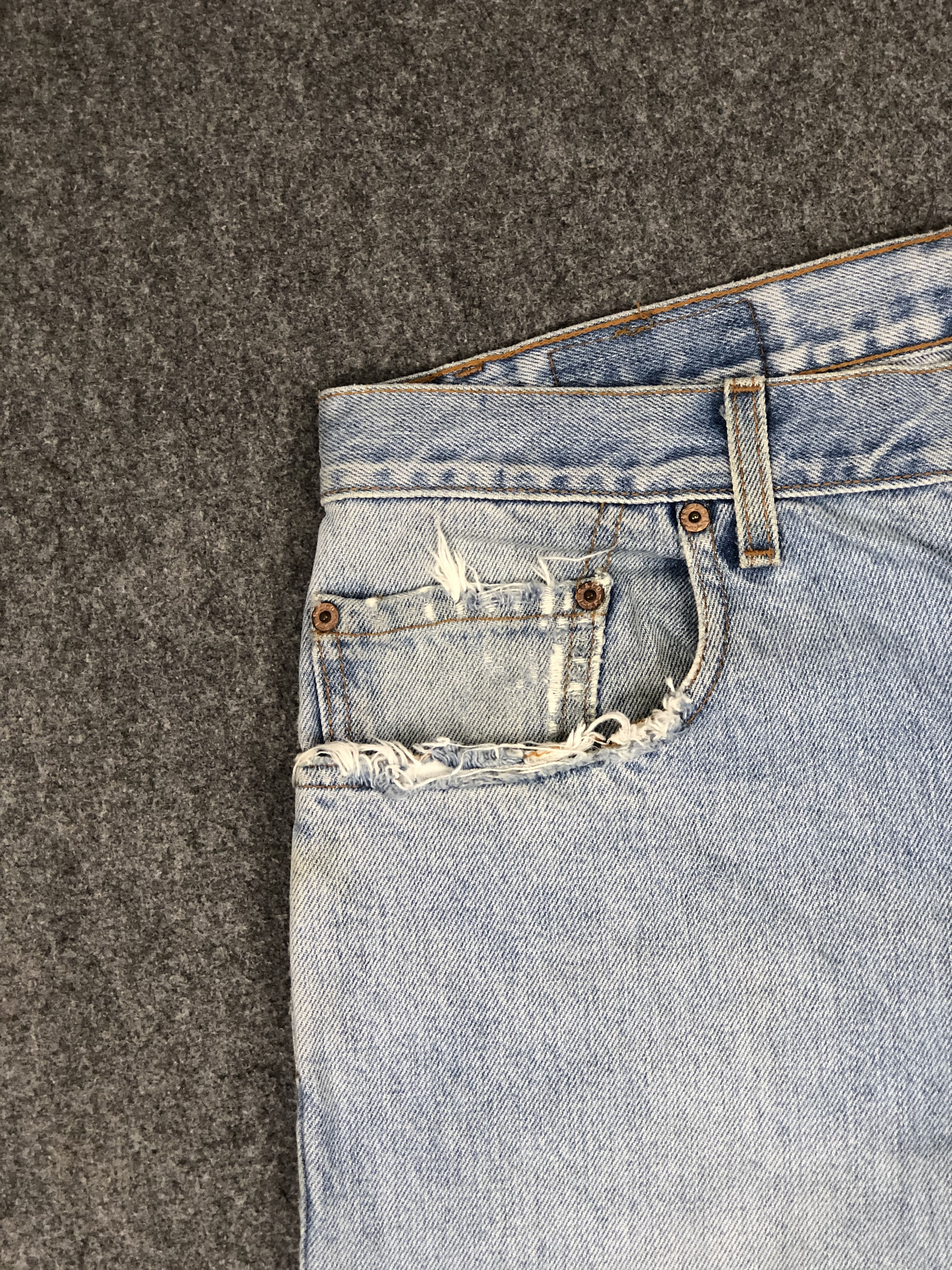 Levi's Vintage 90s Levis 570 Tapered Leg Baggy Fit Jeans DP2364 Size US 33 - 10 Thumbnail