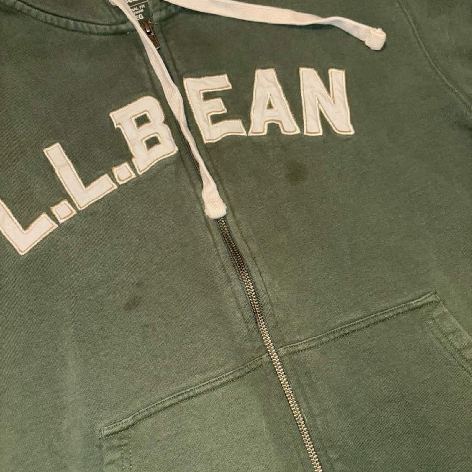 L.L. Bean Vintage L.L. Bean Spellout Zip Up Sweater Size US M / EU 48-50 / 2 - 4 Thumbnail