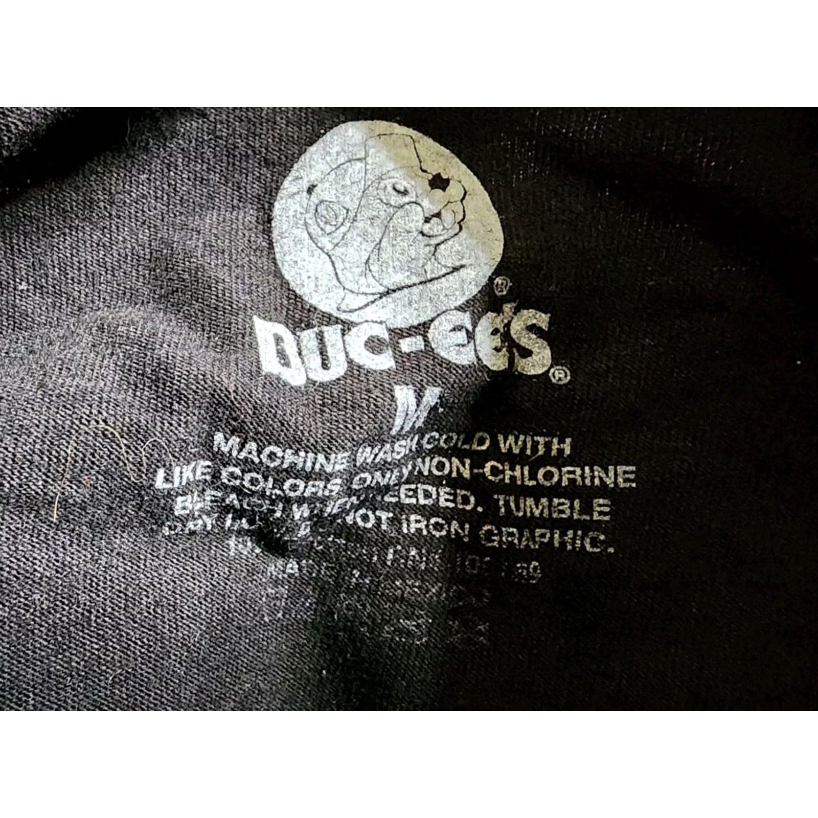 Doublet Bucees T-Shirt Moon Space Astronaut Adult M Black 100% Cotton Long Sleeve Crew Neck Logo Vintage No Size US M / EU 48-50 / 2 - 5 Thumbnail