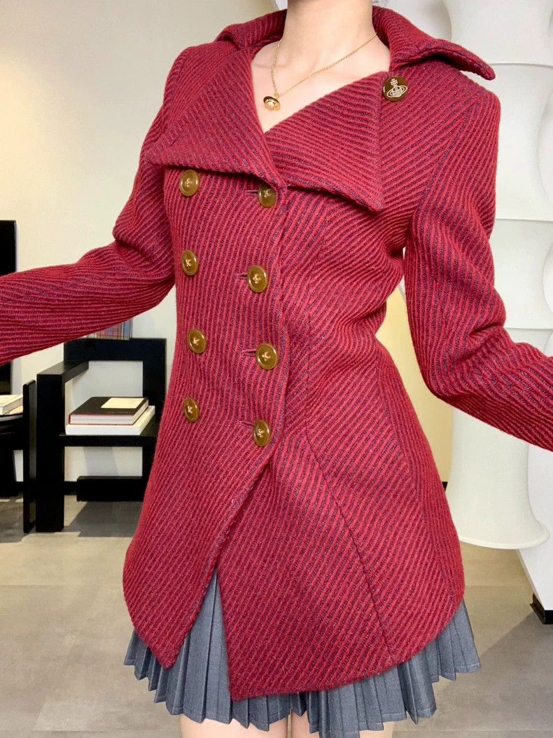 Vivienne Westwood Vivienne Westwood Red Label Red Coat - dmc Size US M / EU 48-50 / 2 - 1 Thumbnail
