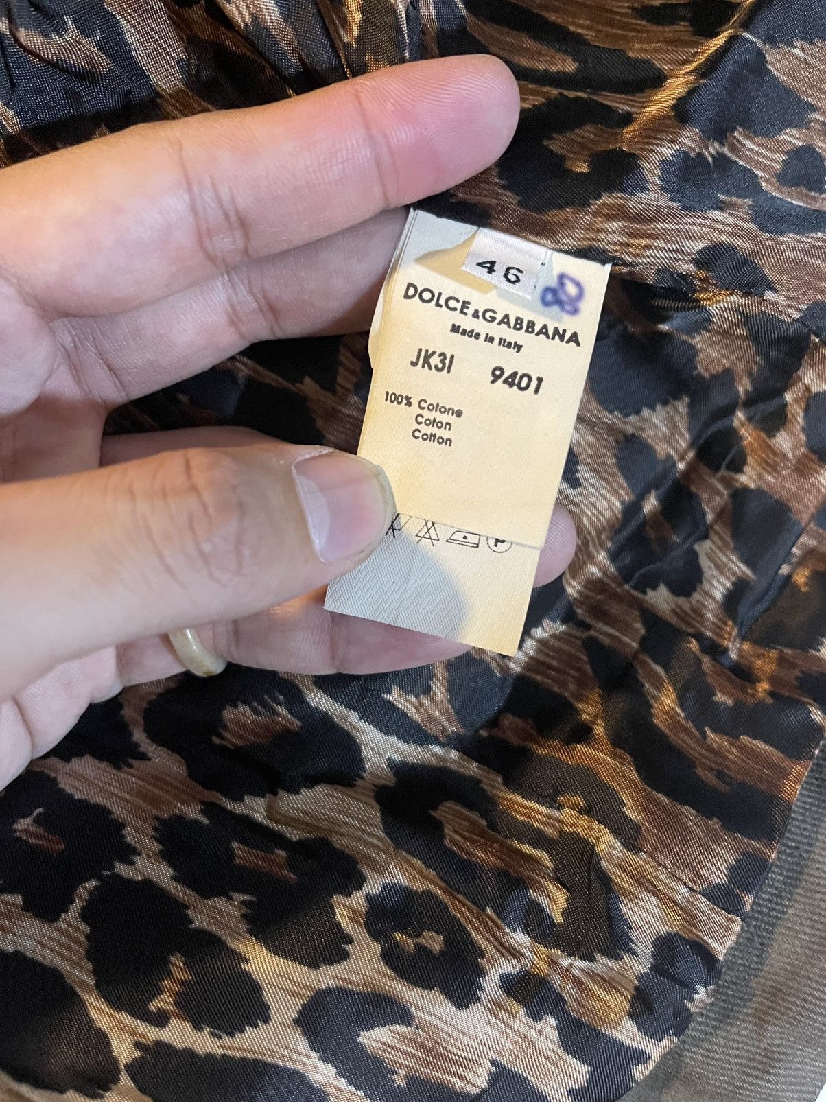 Dolce & Gabbana VINTAGE DOLCE & GABBANA MILITARY KHAKI DENIM JACKET Size S / US 4 / IT 40 - 4 Thumbnail
