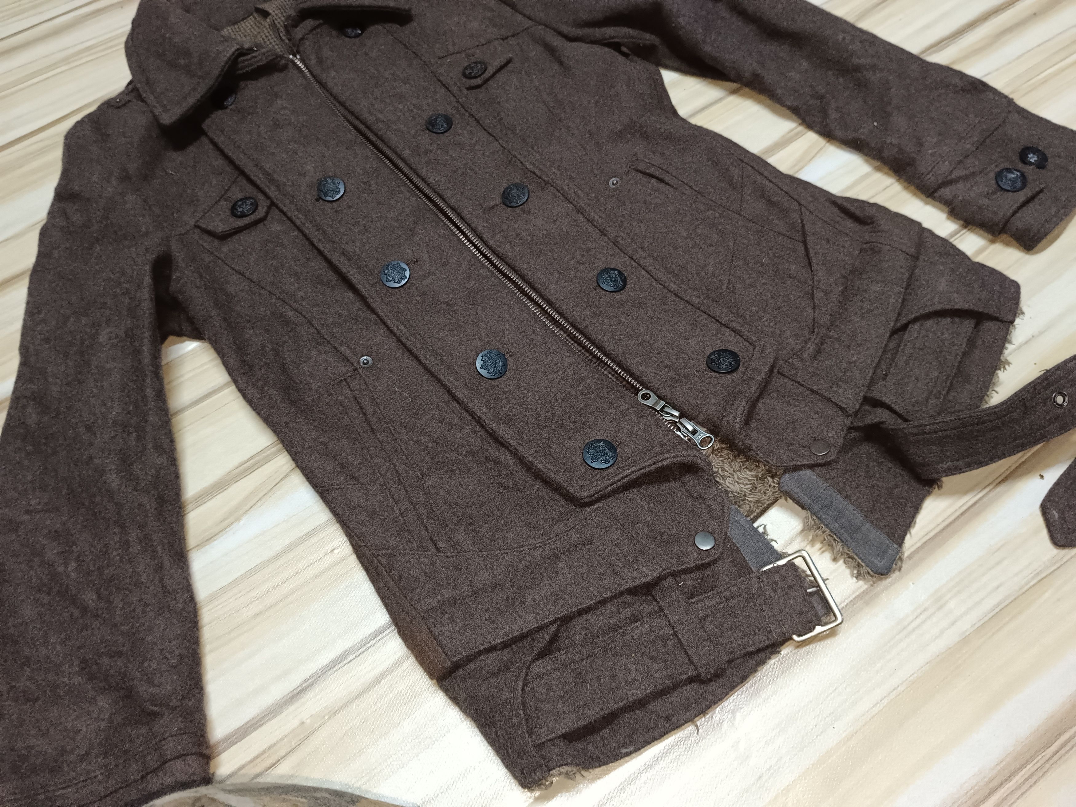 14th Addiction 💥RARE💥Vintage PPFM Jacket Fur Hoodie jacket punk style Size US M / EU 48-50 / 2 - 6 Thumbnail