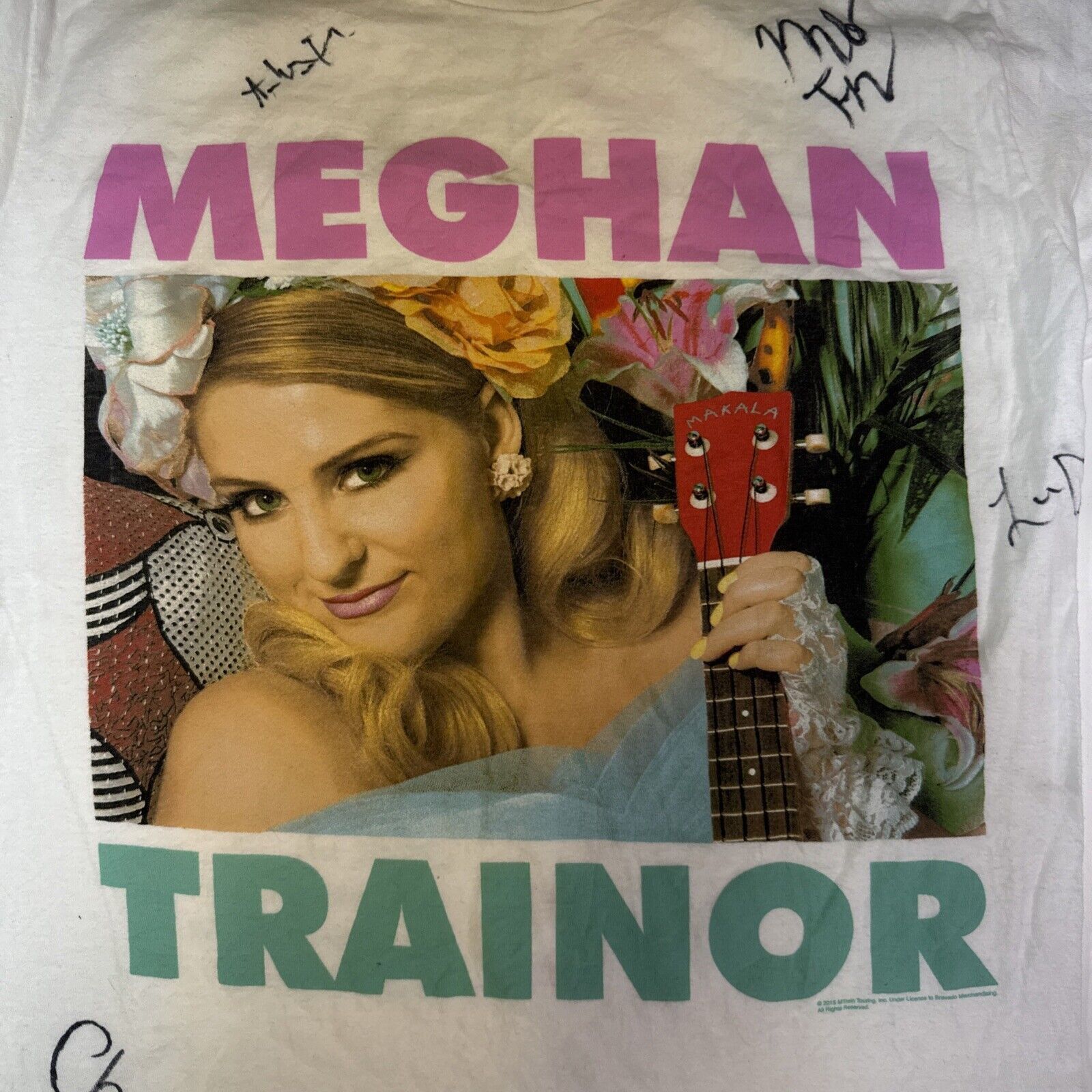 Other Meghan Trainor Charlie Puth Signed T Shirt Size M / US 6-8 / IT 42-44 - 6 Thumbnail