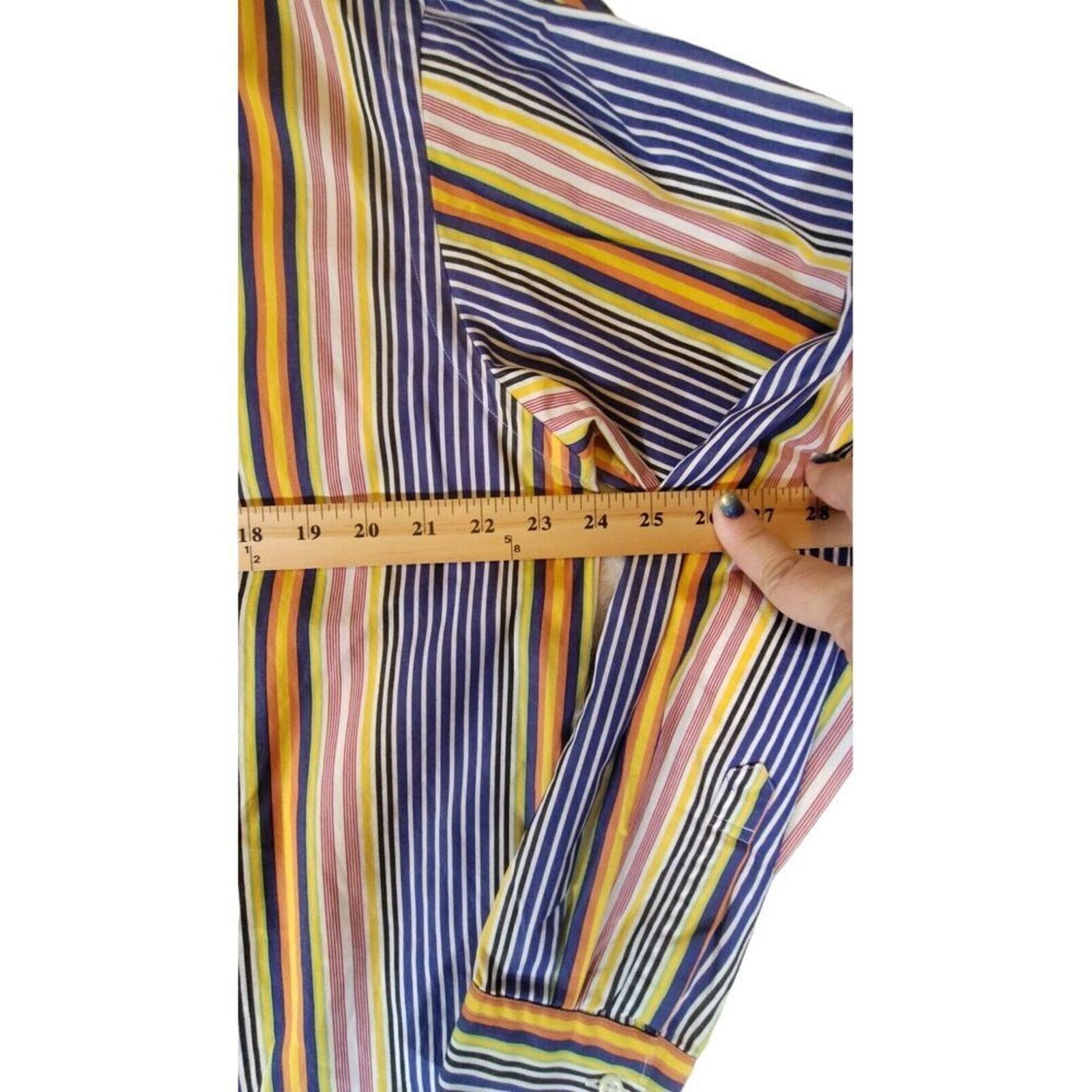 Polo Ralph Lauren VTG 90s Polo Ralph Lauren Men's Colorblock Striped Large Size US L / EU 52-54 / 3 - 7 Thumbnail