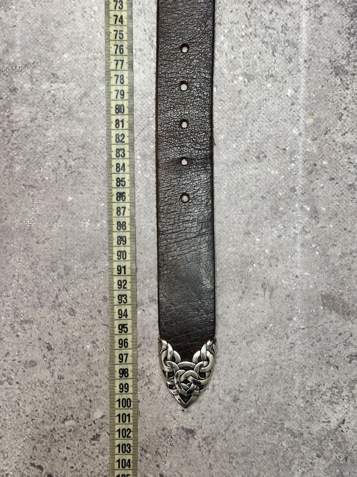 B.B. Simon leather Belt Diesel Style Beauty Beats Hysteric Glamour Y2k Size ONE SIZE - 10 Thumbnail