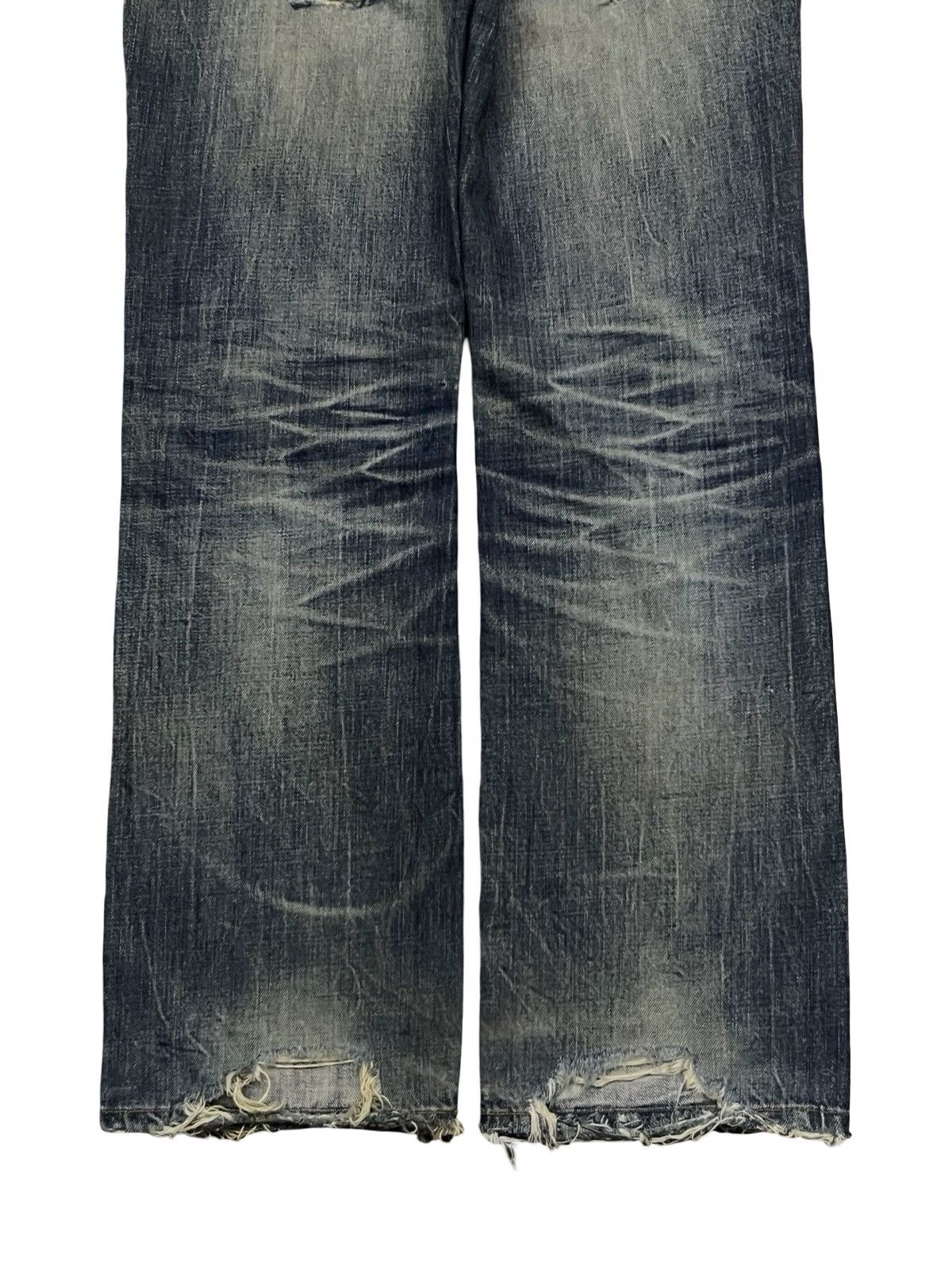 Japanese Brand Vintage Pasta Denim Jeans | Vintage Faded Wash | W31 Size US 31 - 5 Thumbnail