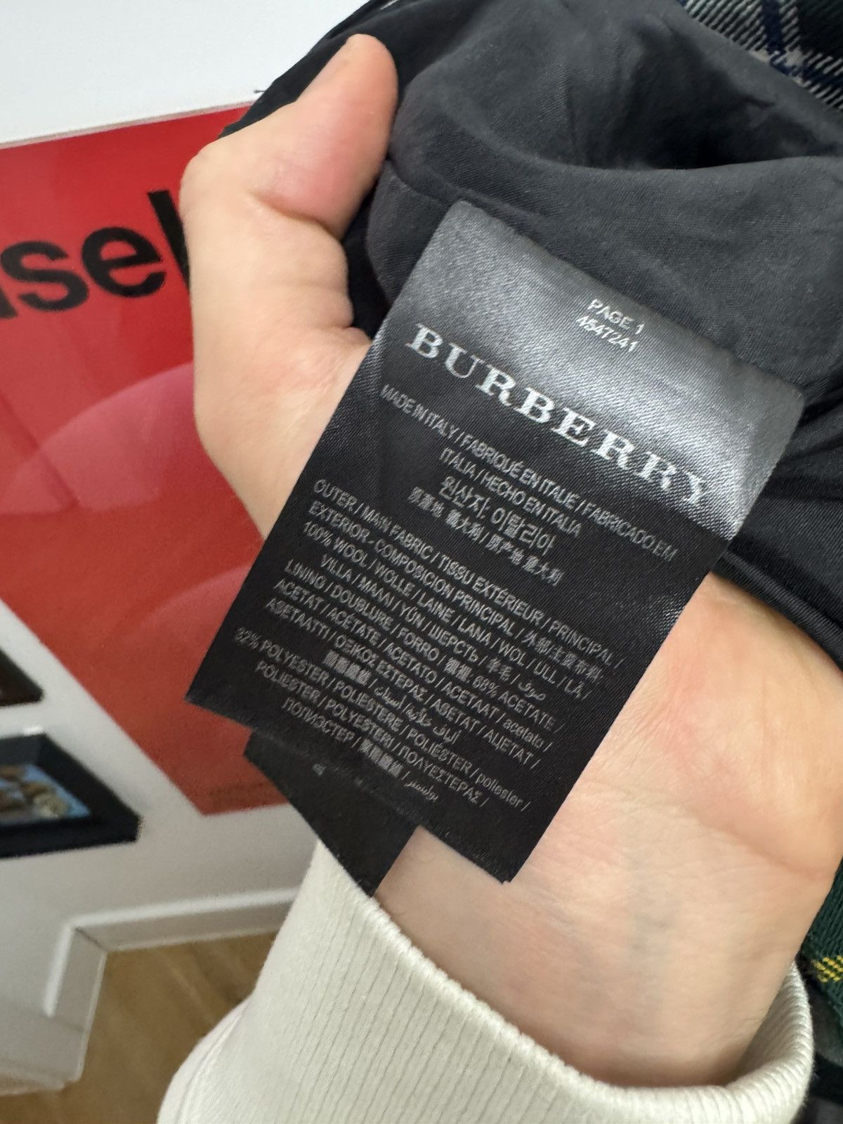 Burberry Burberry Tartan Wool High-waisted Stirrup Wool Trousers Size 26" / US 2 / IT 38 - 8 Thumbnail