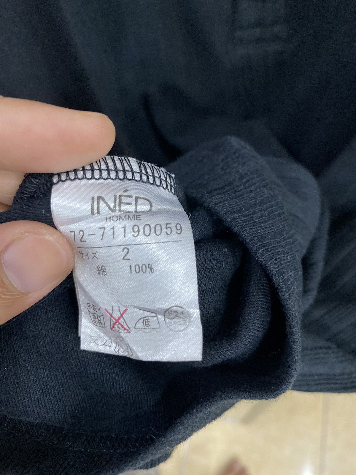 Yohji Yamamoto Ined Homme By Yohji Yamamoto Black Tanktop Size US M / EU 48-50 / 2 - 4 Thumbnail