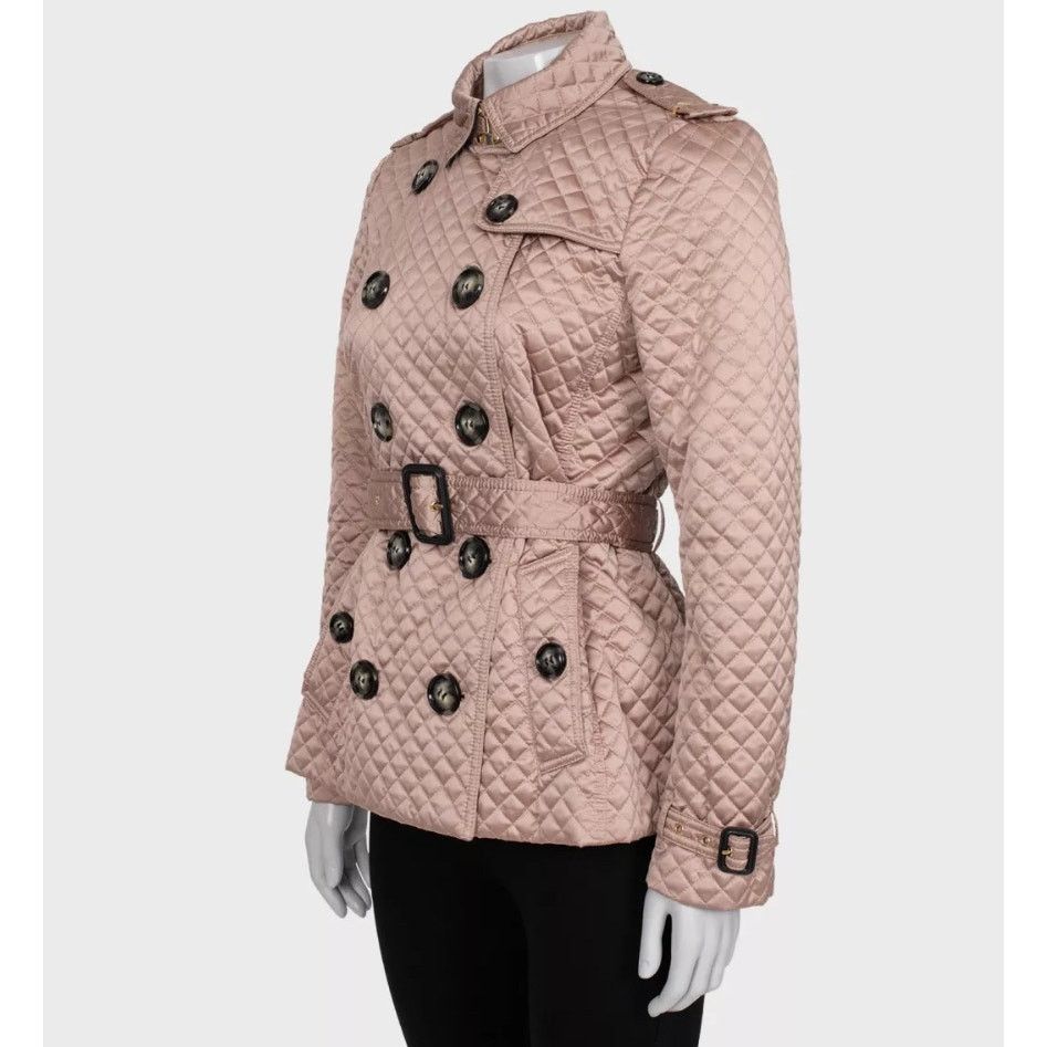 Burberry Elegant Burberry Quilted Belted Jacket Size M Size M / US 6-8 / IT 42-44 - 2 Thumbnail