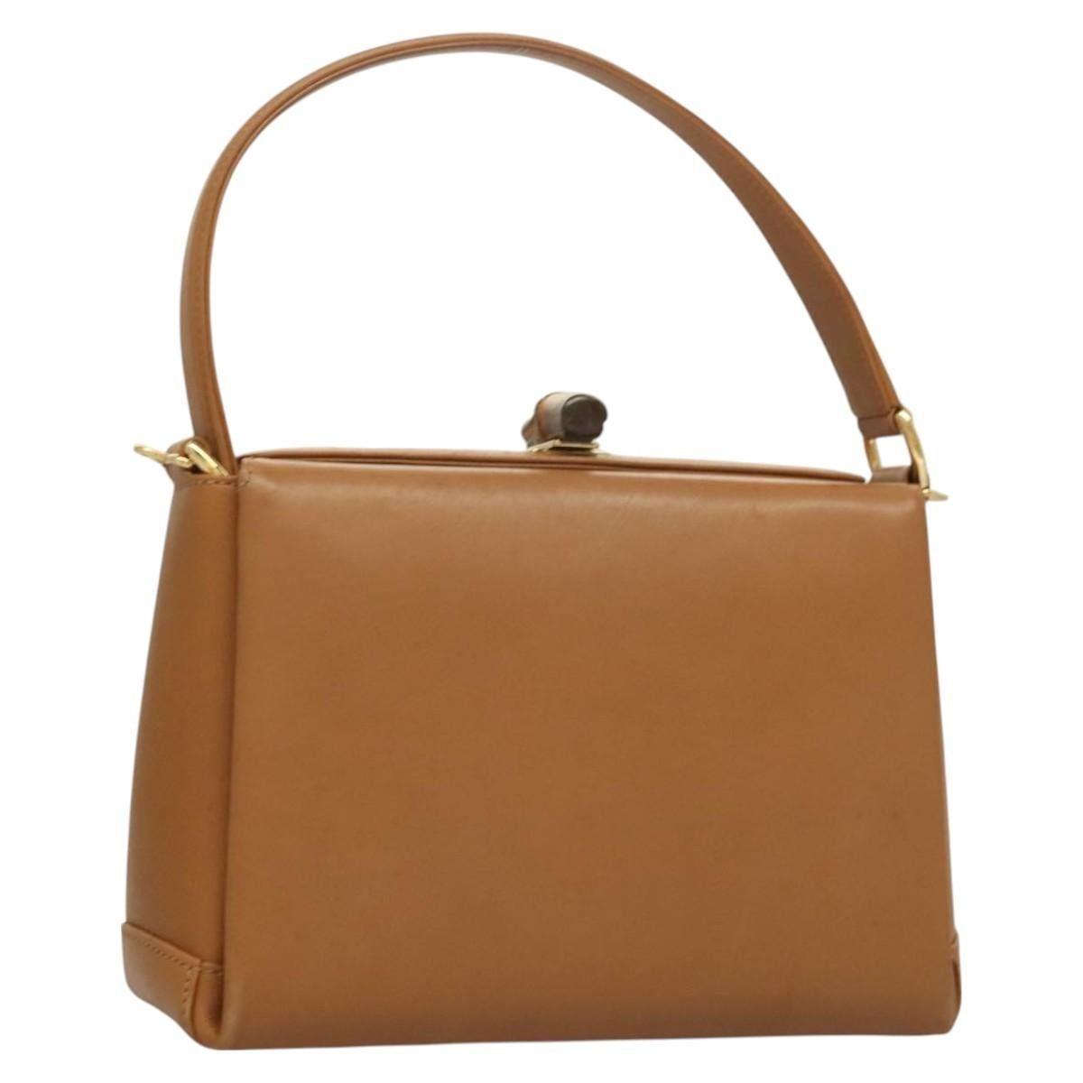 Gucci Gucci Vintage Convertible Bamboo Box Crossbody Bag Leather Size ONE SIZE - 1 Thumbnail