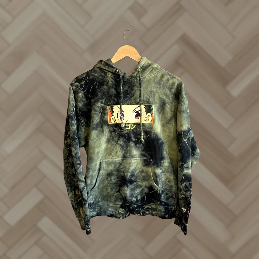 Hunter Hunter Hunter Mens Green Tie Dye Pullover Graphic Hoodie Size Medium Size US M / EU 48-50 / 2 - 1 Thumbnail