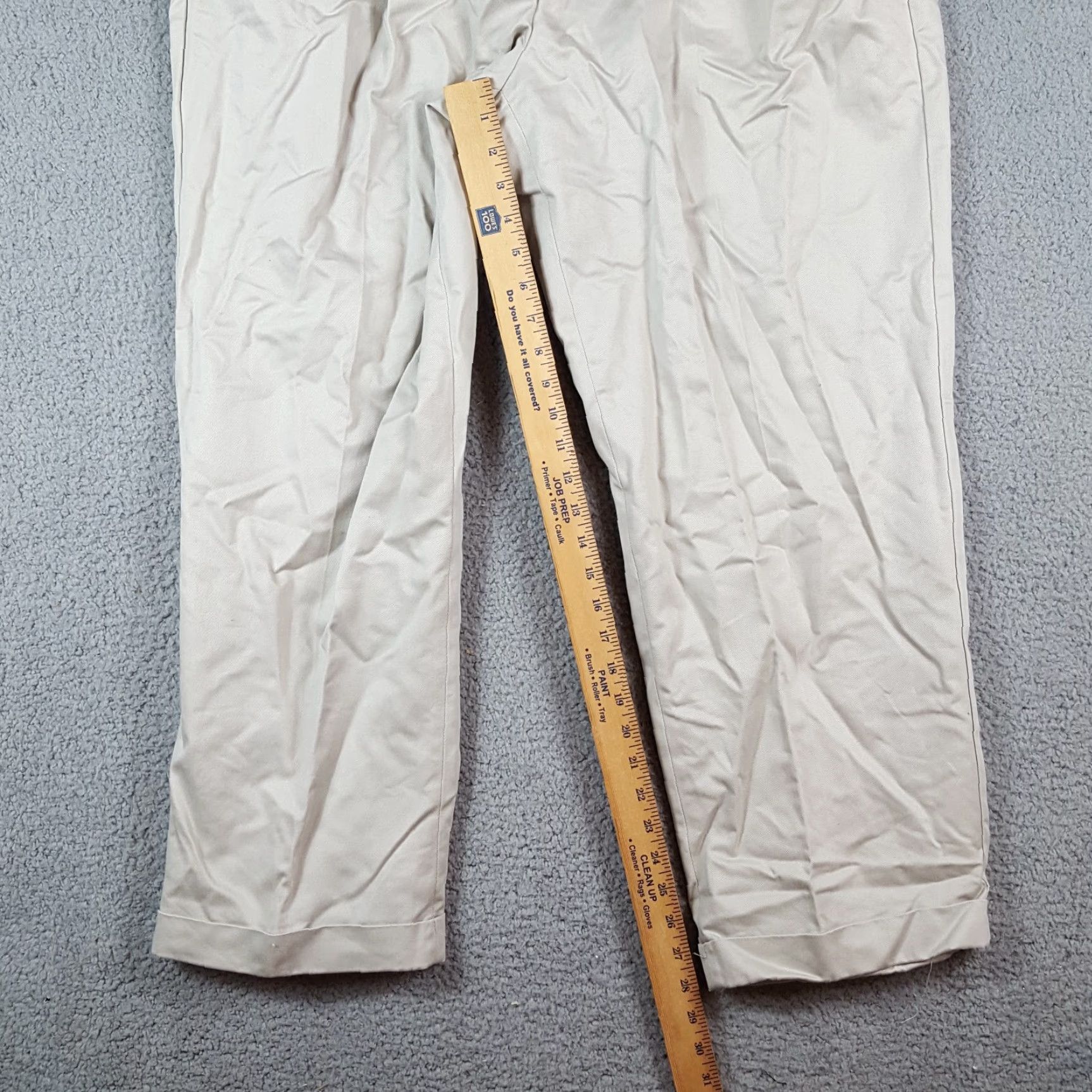 Vintage Vintage Alan Flusser Khaki Chino Pants Men’s Size 38x30 Retro Casual Tapered Fit Size US 38 / EU 54 - 5 Thumbnail