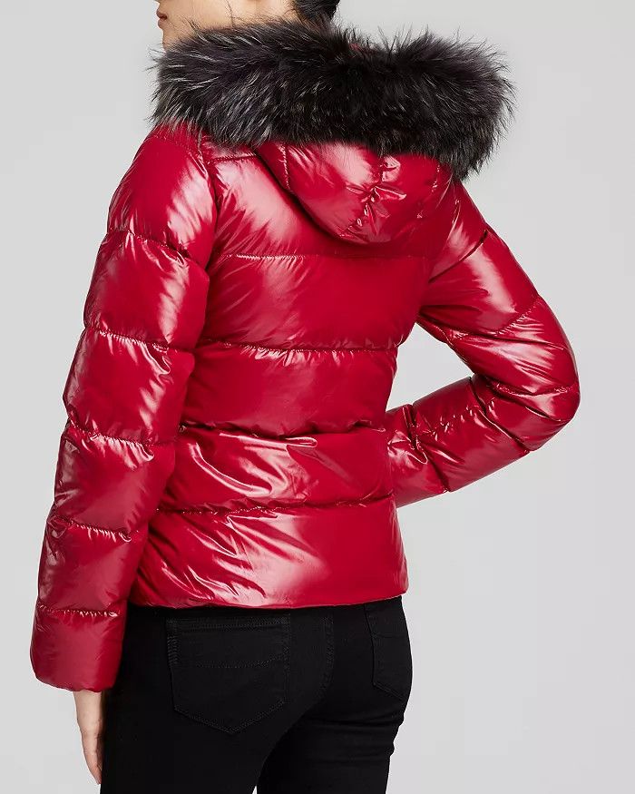 Duvetica Duvetica Adhara Hooded Down Coat with Fur Trim Size M / US 6-8 / IT 42-44 - 2 Thumbnail