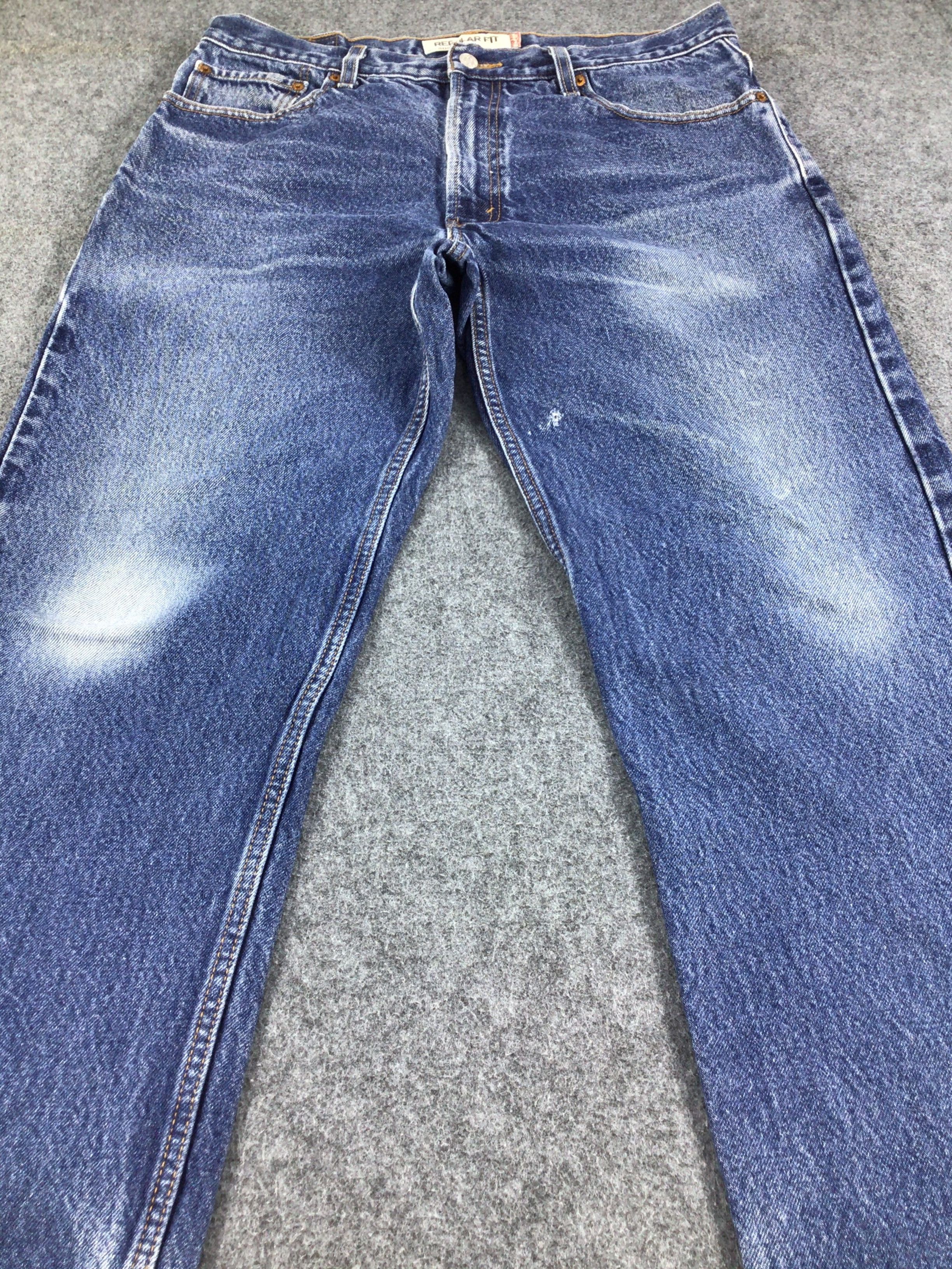 Levi's Vintage Levis 505 Jeans Faded Blue Denim KJ169 Size US 36 / EU 52 - 3 Thumbnail