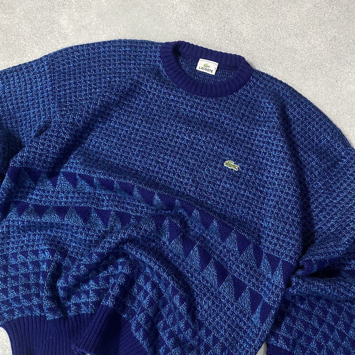 Lacoste Vintage Lacoste Sweater Wool Knit Baggy 90s Size US XXL / EU 58 / 5 - 3 Thumbnail