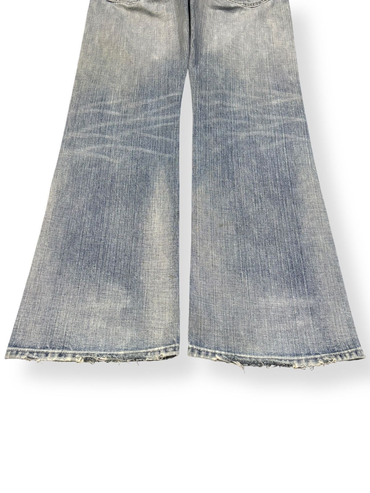 Balenciaga × Gap × Yeezy Vintage Gap 1969 Faded Slim Bootcut Distressed Grunge Jeans Size US 30 / EU 46 - 12 Thumbnail