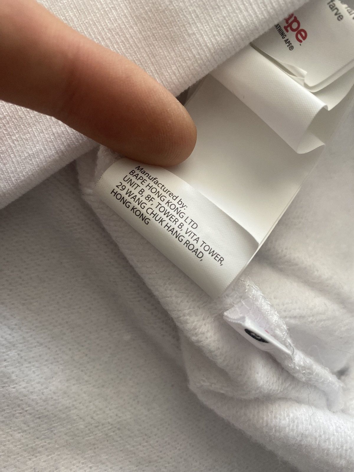 Aape White AAPE By A Bathing Ape Hoodie. Size M. Size US M / EU 48-50 / 2 - 15 Thumbnail