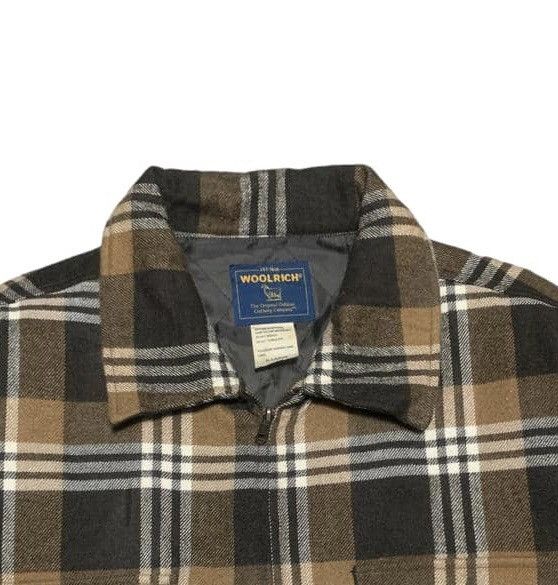Woolrich Woolen Mills Vintage 90s Woolrich Zipper Wool Flannel Shirt Jacket Size US XL / EU 56 / 4 - 5 Thumbnail