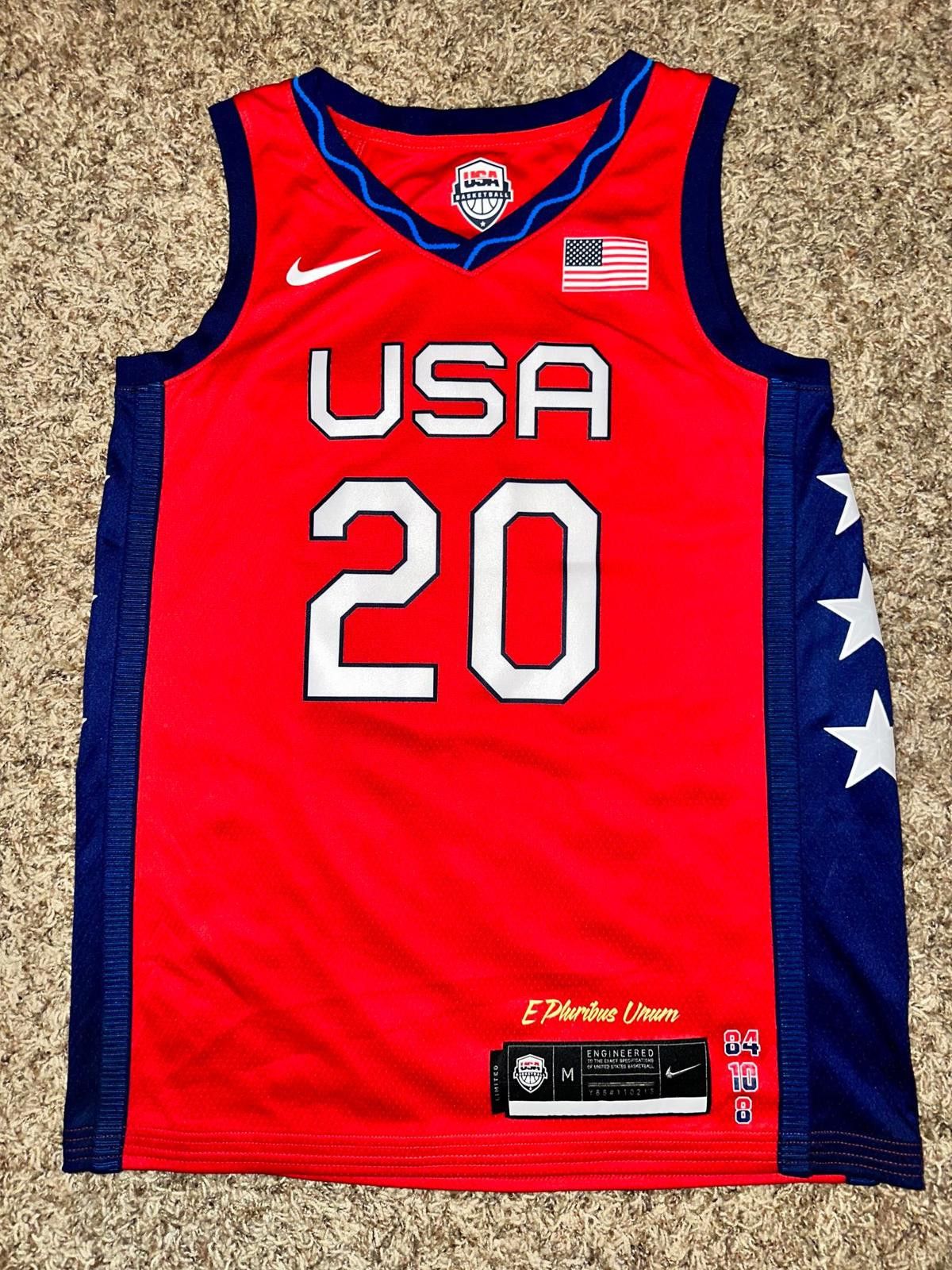 Nike Nike Team USA 2020 Authentic Vaporknit Basketball Red Jersey Sample Size US M / EU 48-50 / 2 - 1 Thumbnail