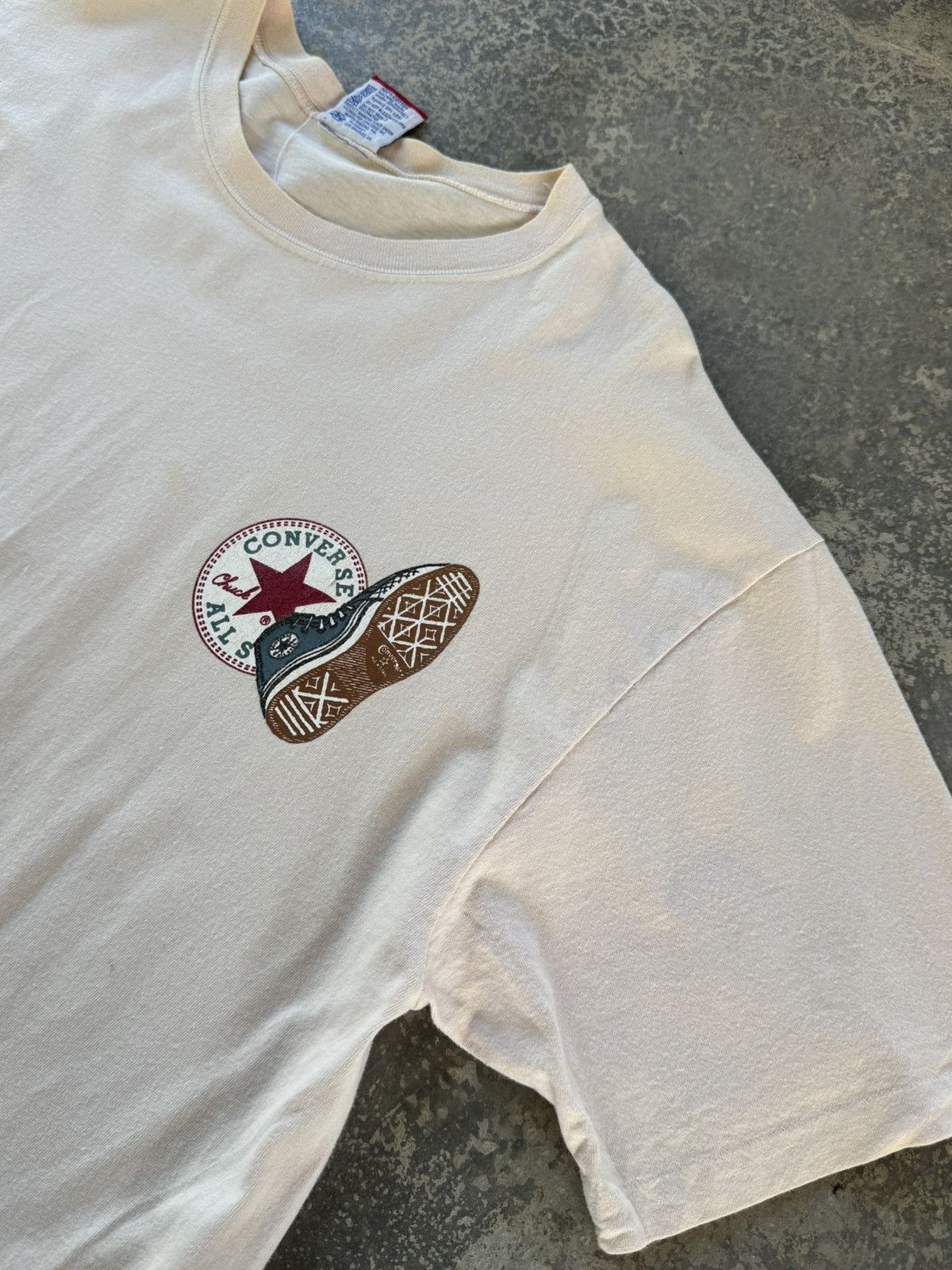 Converse × Vintage Vintage 90’s Converse Tee Size US XL / EU 56 / 4 - 2 Thumbnail