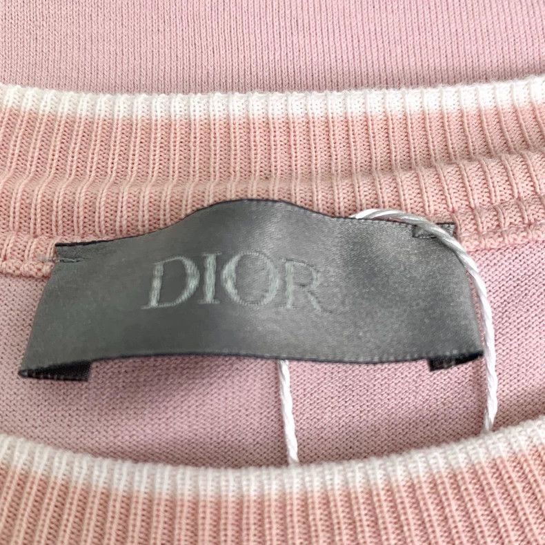 Dior Dior Pink logo embroidery printed cotton round-neck pullove Size US XS / EU 42 / 0 - 6 Thumbnail
