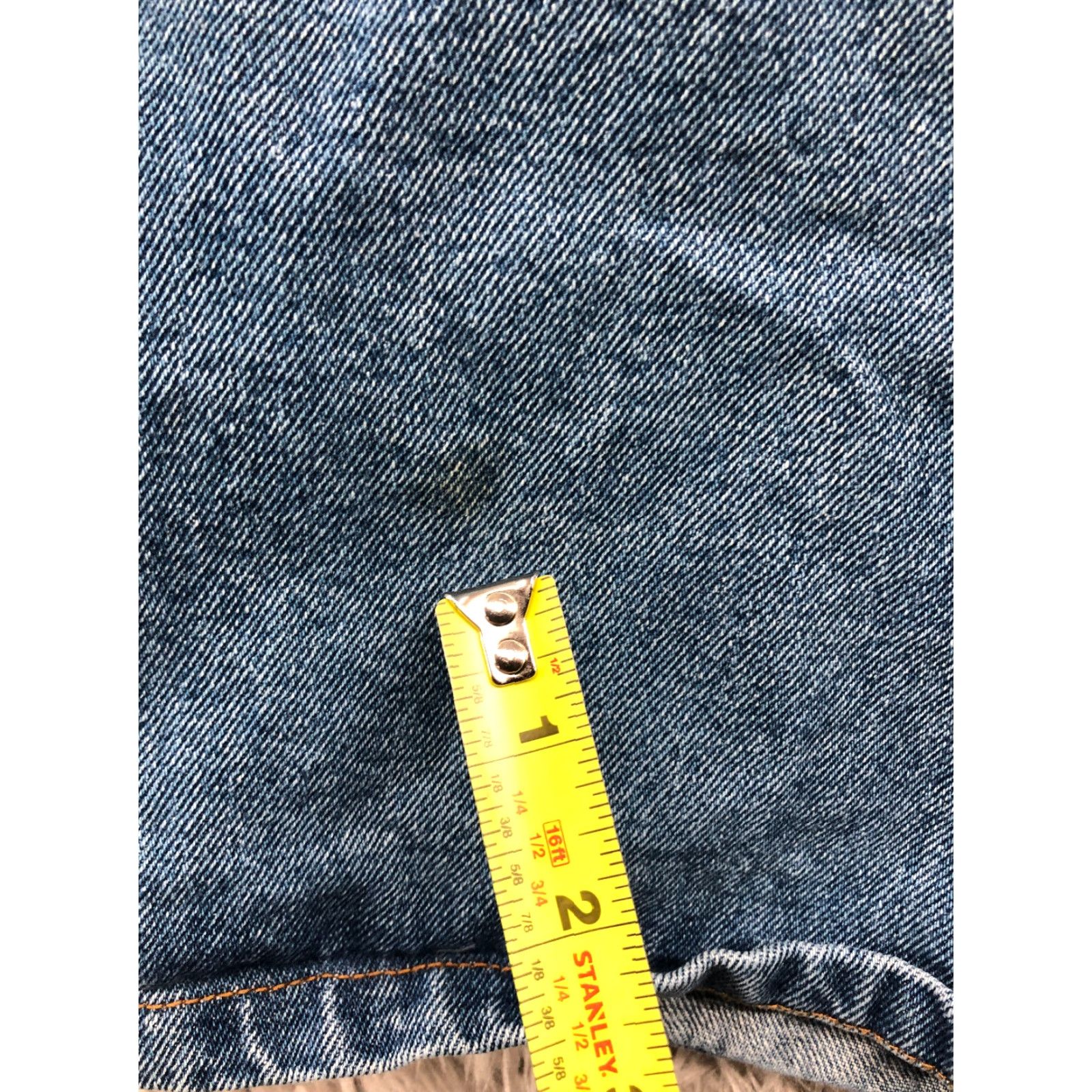 Vintage RedHead Shorts Mens 44 Mid Rise Dark Wash Blue Denim Jean Bermuda Shorts Regular 5-Pocket Vintage? No Size US 44 / EU 60 - 5 Thumbnail