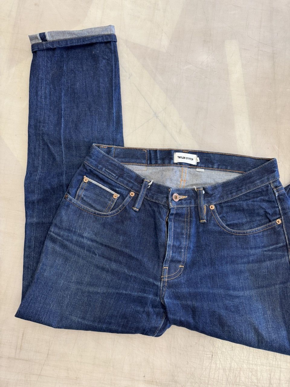 Taylor Stitch Democratic Jean - Cone Mills '68 Selvage Size US 31 - 1 Thumbnail
