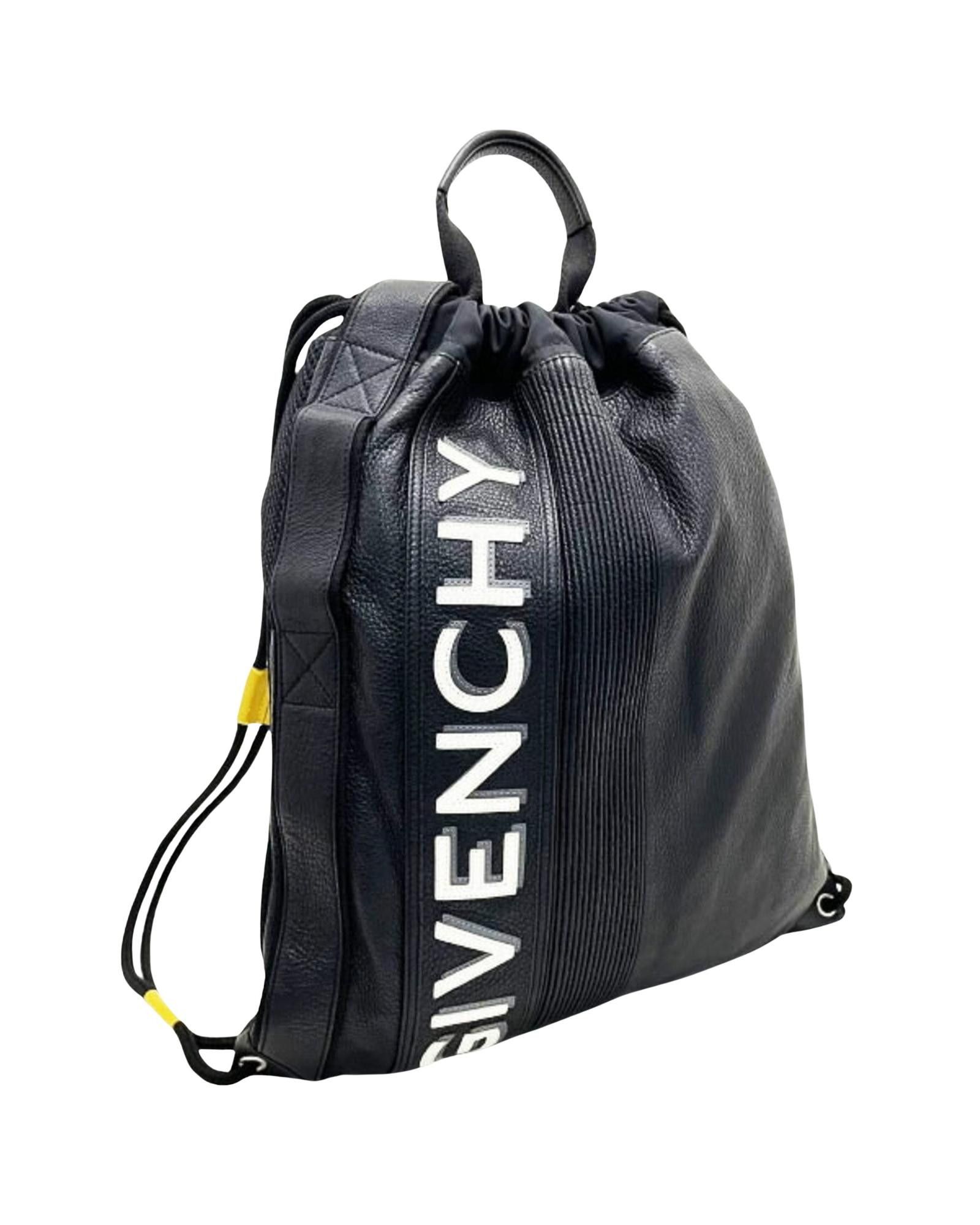 image of Givenchy Black Pony-Style Calfskin Hanel Bag, Men's