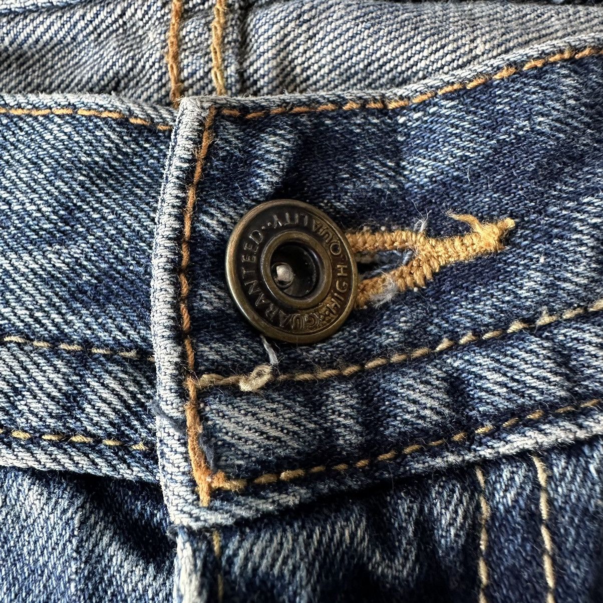 American Apparel 90s Rare Cowboy Regular Blue Washed Denim Size 36 D699 Size US 36 / EU 52 - 9 Thumbnail