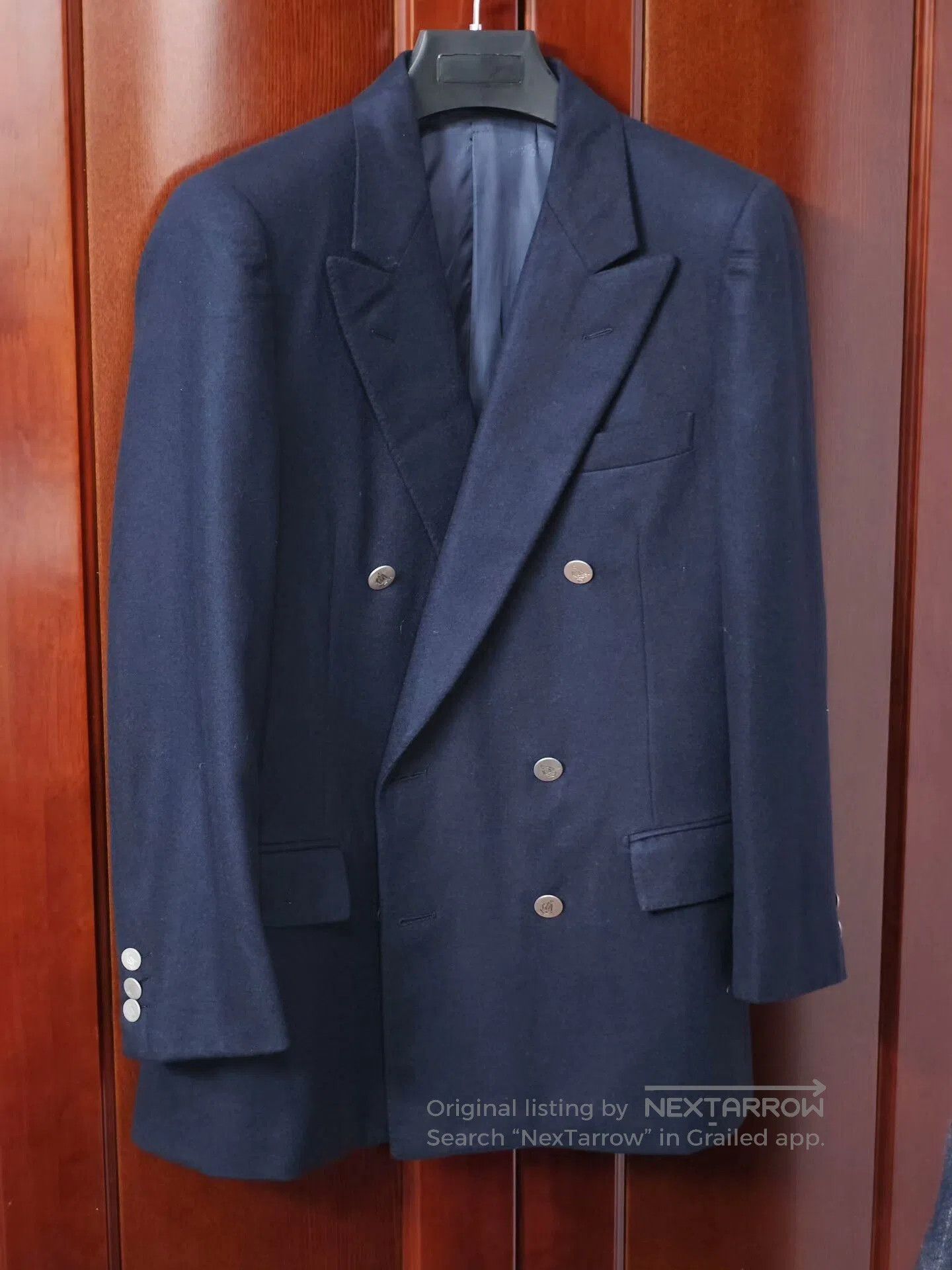 Belvest Belvest Italian Wool Double-Breasted Blazer. Size US S / EU 44-46 / 1 - 1 Thumbnail
