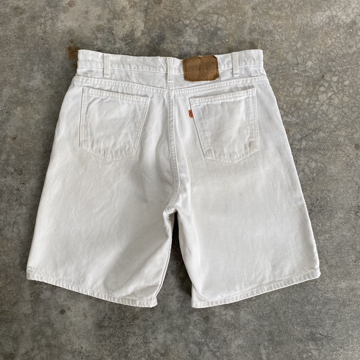 Levi's VTG 90’s Levis 550 Orange Tab Baggy Denim Shorts Jorts Size US 33 - 9 Thumbnail