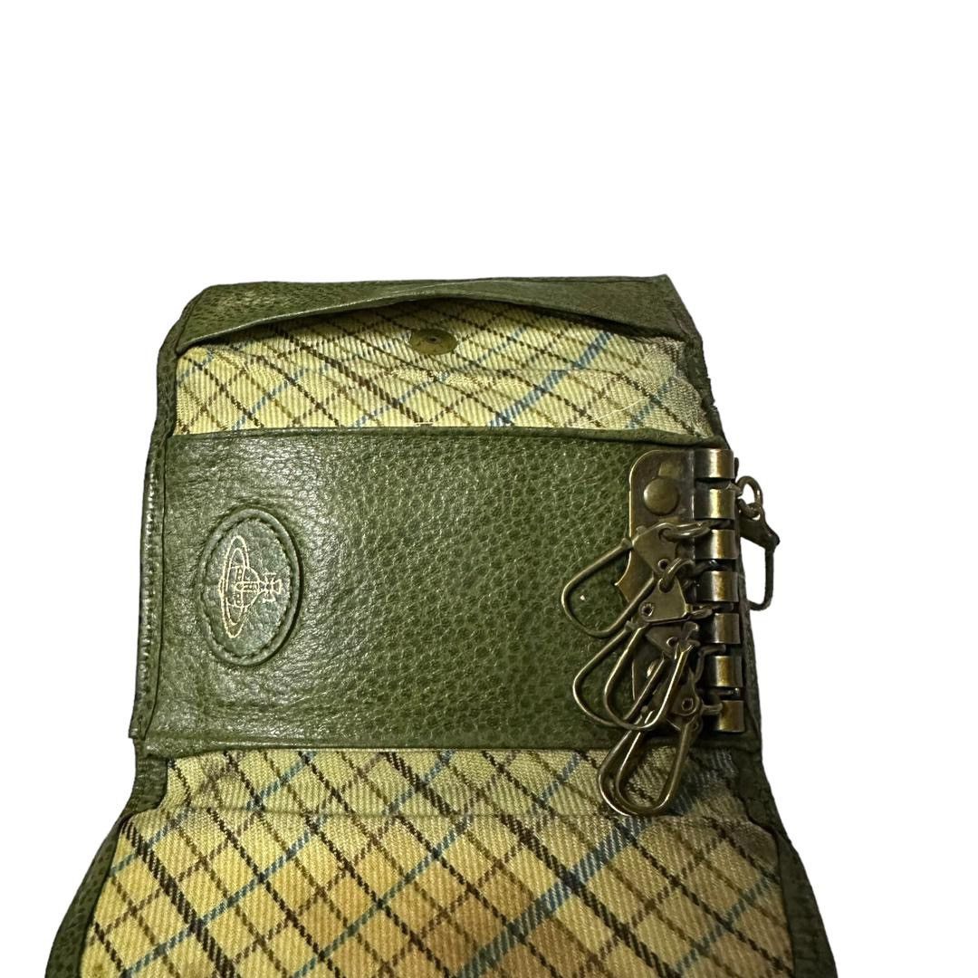 Leather Vivienne Westwood Green Leather Key Holder Bag Size ONE SIZE - 13 Thumbnail