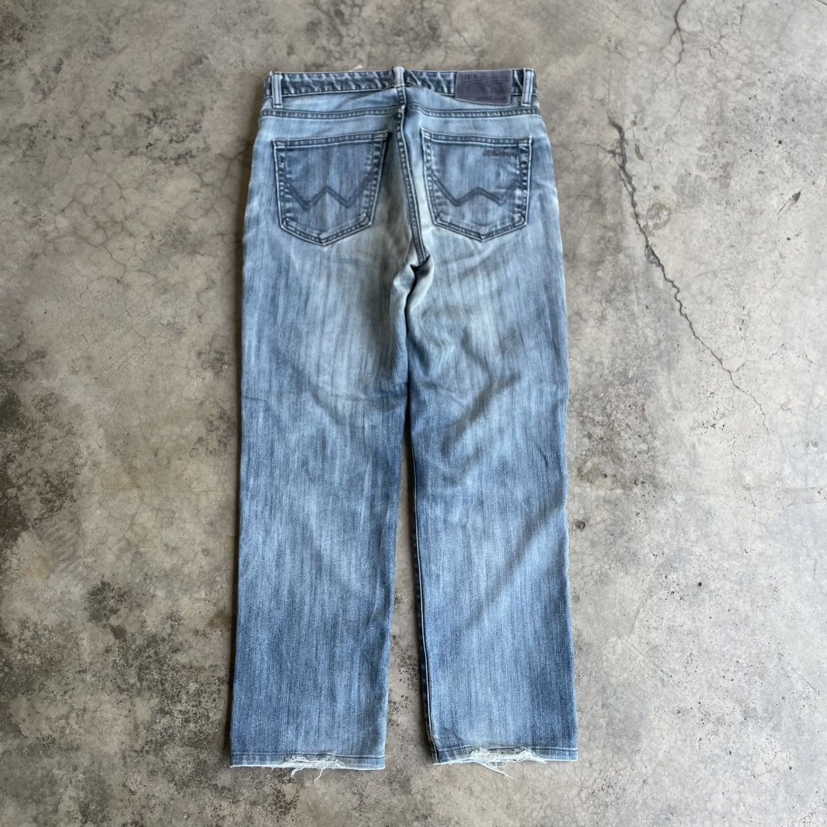 Edwin 🔥Vintage Edwin Premio Jeans Ripped Distress Denim Jeans Size US 32 / EU 48 - 4 Thumbnail