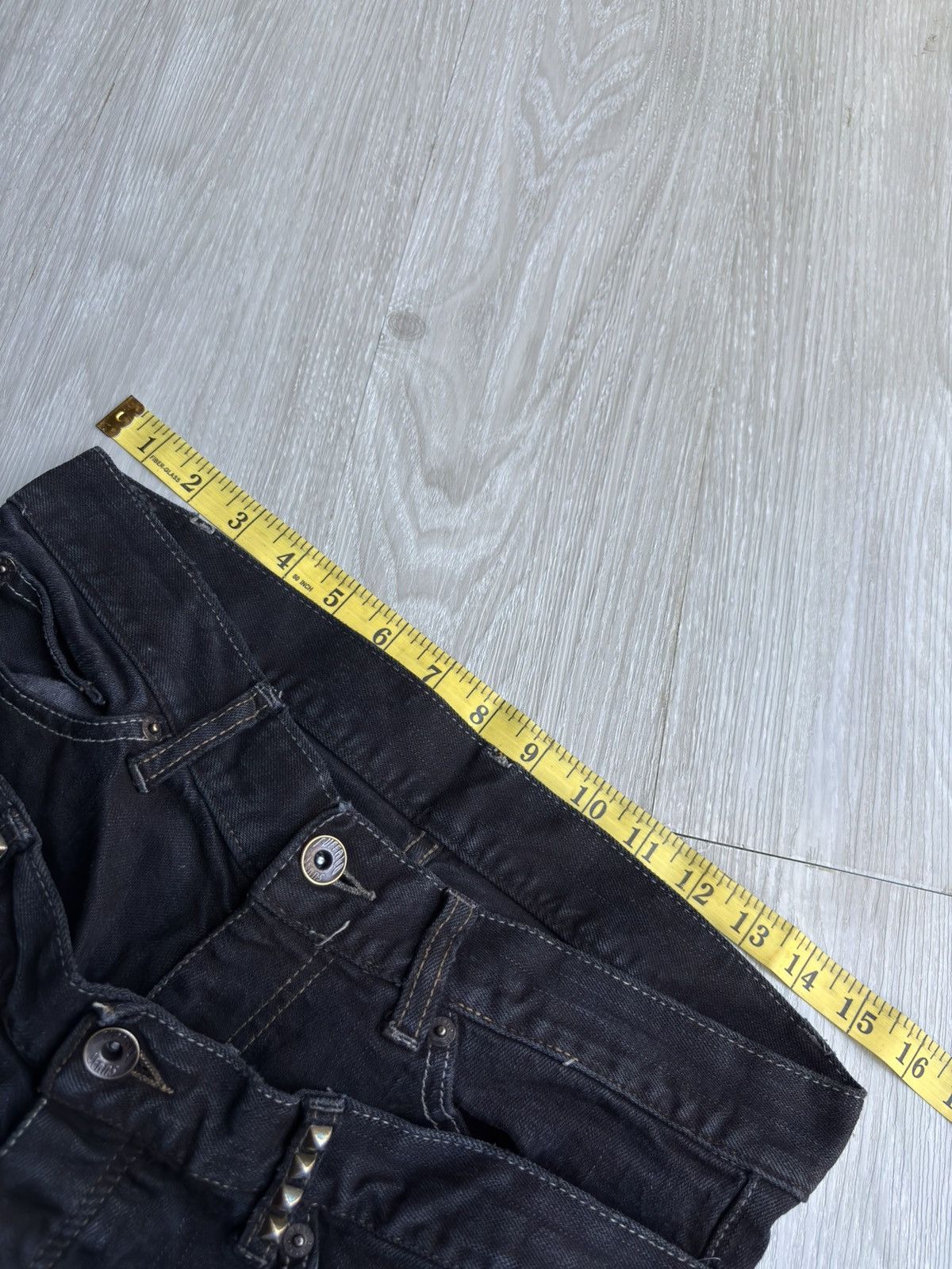 5351 POUR LES HOMMES BUFFALO double waist sudded flare jeans Size US 26 / EU 42 - 8 Thumbnail