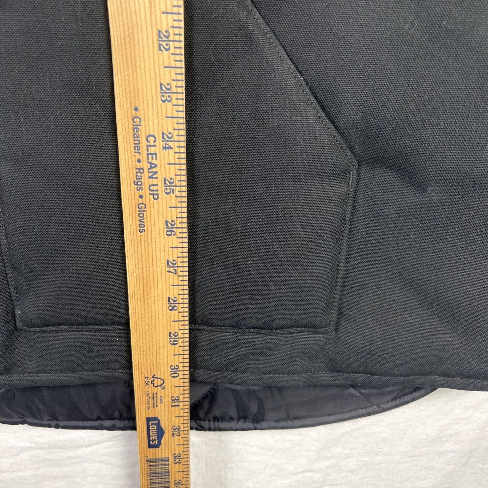 Carhartt Carhartt Vest Mens 3XL Tall Black Duck Canvas V01 BLK Quilt Lined Relaxed Zip Up Jacket Size US XXL / EU 58 / 5 - 5 Thumbnail