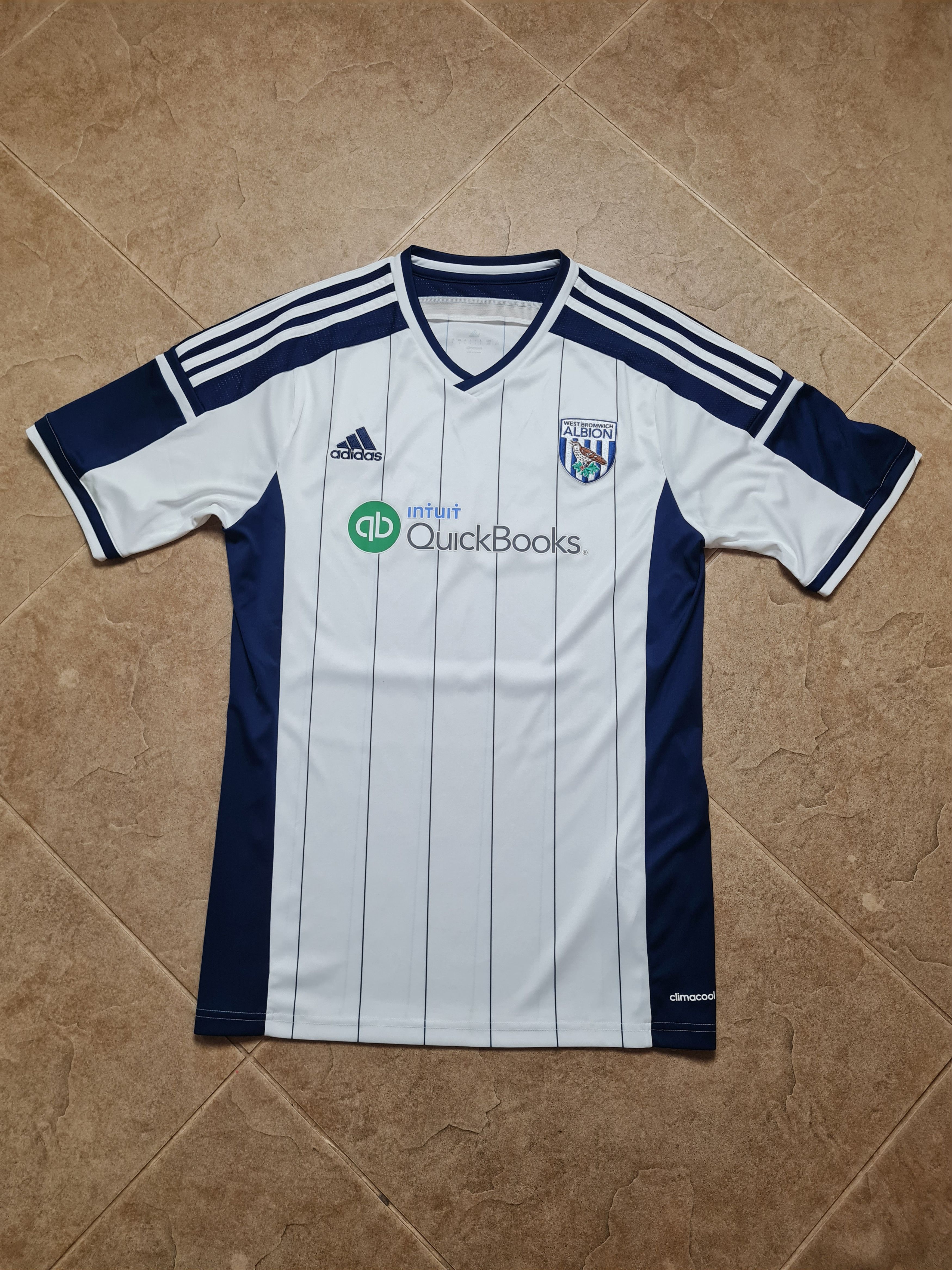 Adidas Jersey Adidas West Bromwich Albion WBA 2014-15 Soccer Shirt Size US L / EU 52-54 / 3 - 9 Thumbnail