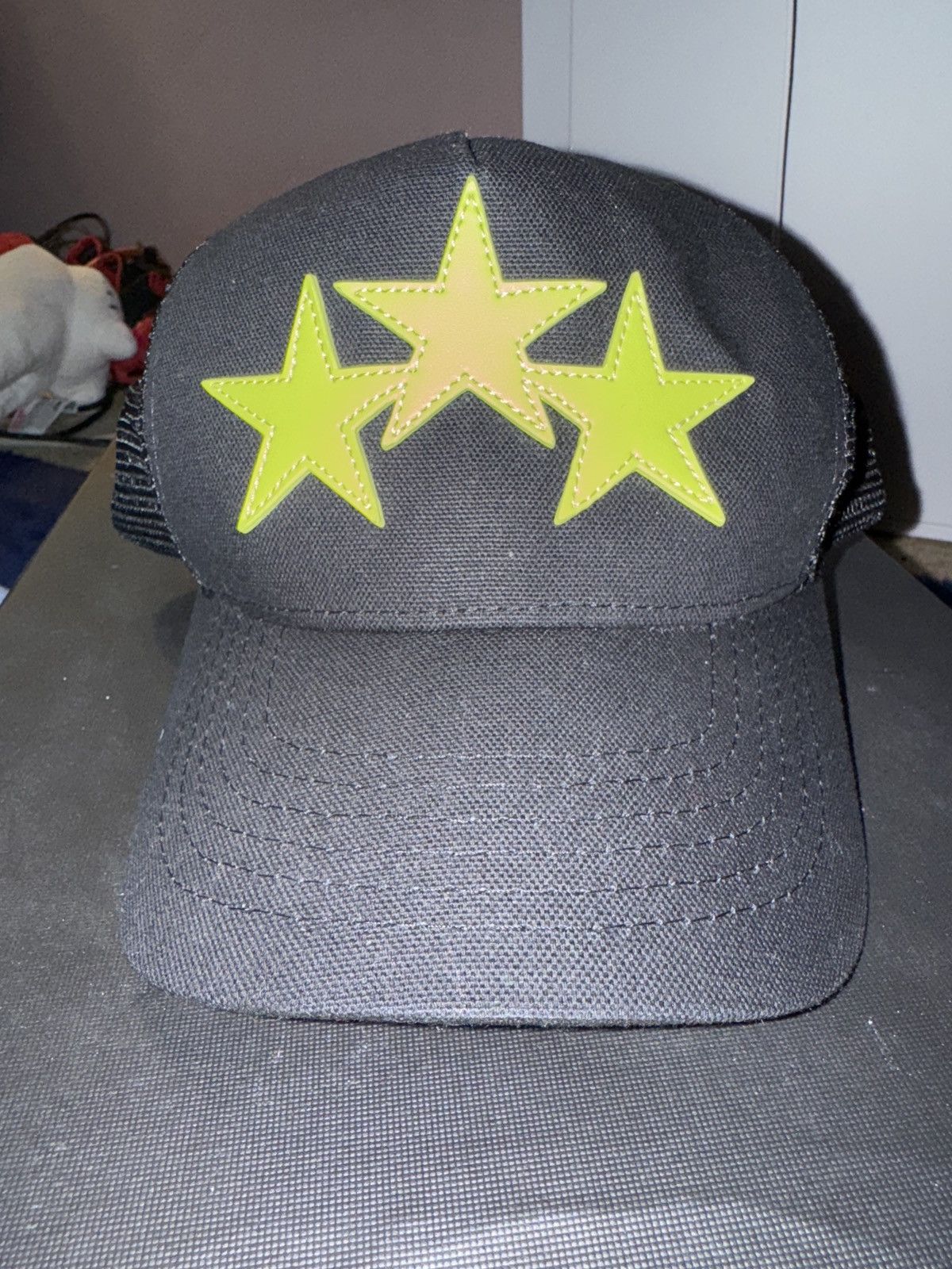 Amiri 3 Star Trucker Hat Size ONE SIZE - 1 Thumbnail