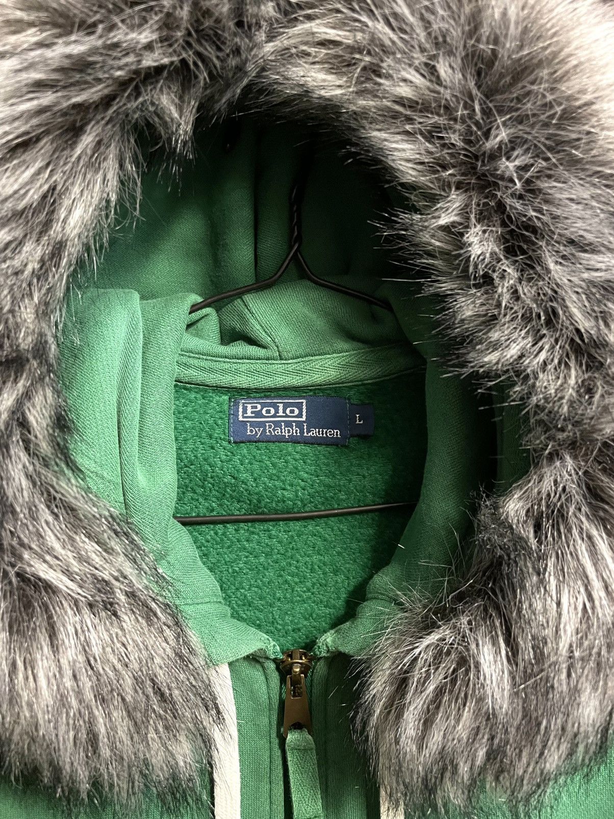 Polo Ralph Lauren Vintage Ralph Lauren If Six Was Nine LGB Vibe Fur Zip Hoodie Size US L / EU 52-54 / 3 - 3 Thumbnail