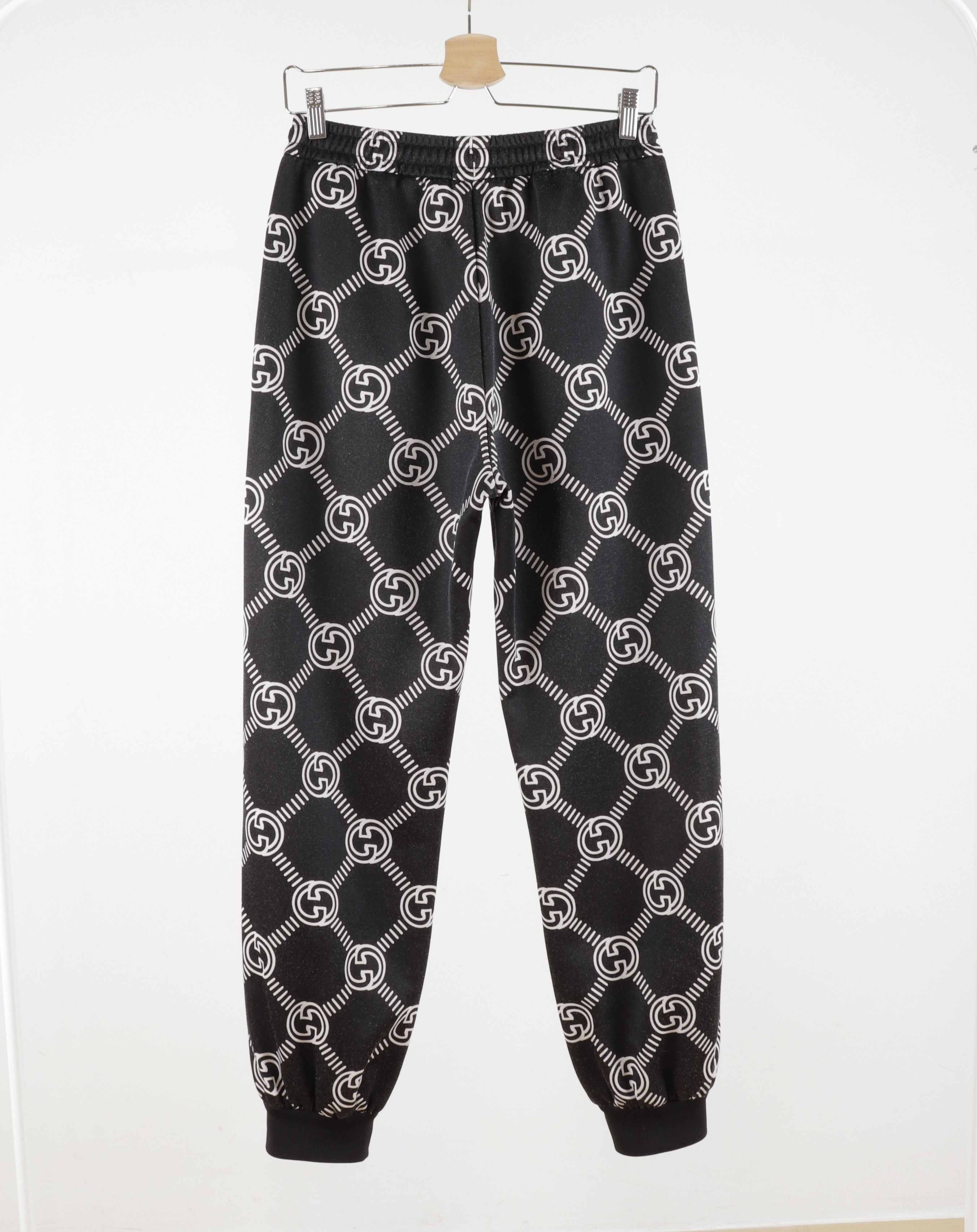 Gucci Gucci GG Monogram Black Joggers Track Pants Sweatpants Size US 31 - 14 Thumbnail