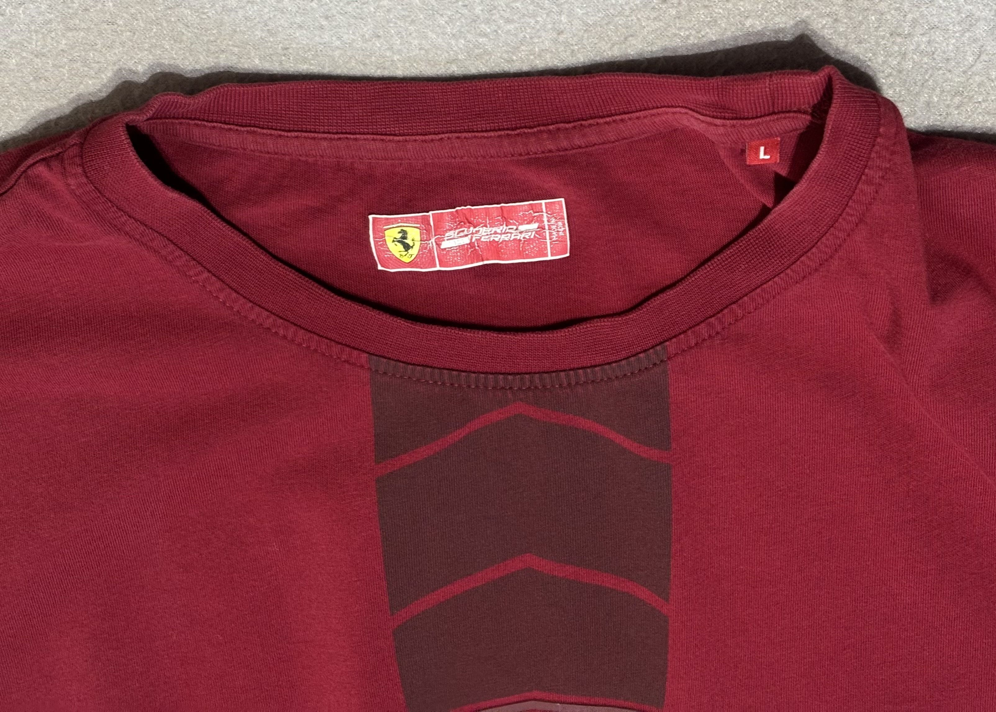 Ferrari Ferarri Red T-shirt Size L Size US L / EU 52-54 / 3 - 10 Thumbnail