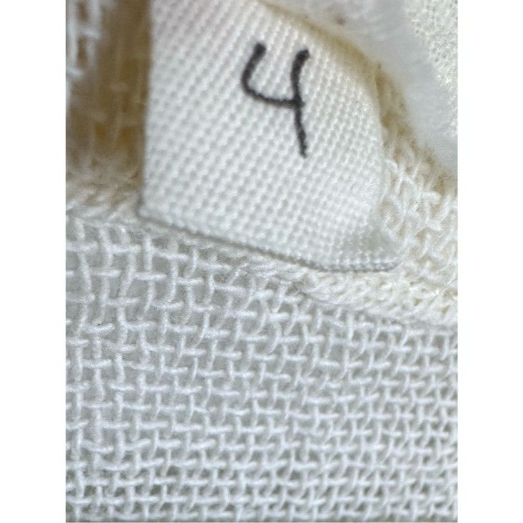 Greg Lauren Greg Lauren Mesh Short-Sleeve Shirt Ivory Men’s Size 4/XL Size US XL / EU 56 / 4 - 4 Thumbnail