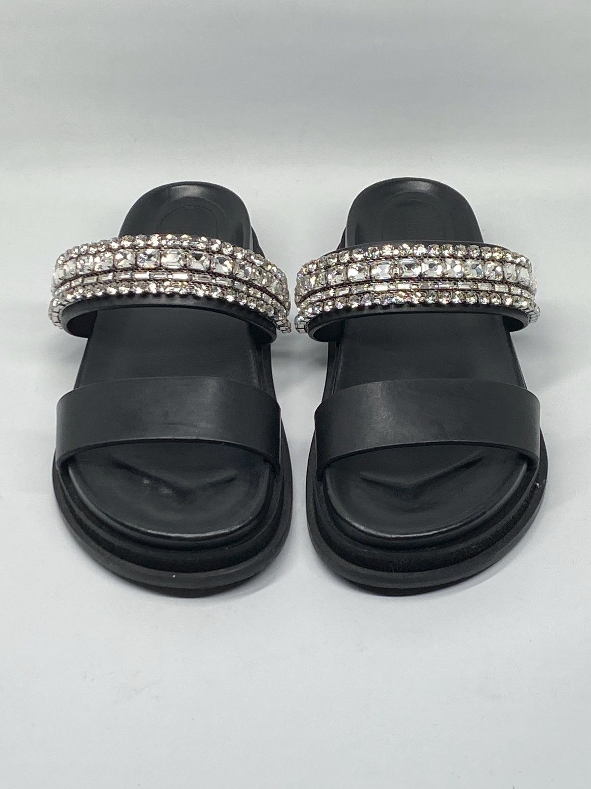 Jimmy Choo Jimmy Choo Jadi Crystal-Embellished Leather Slides size 36.5 Size US 6.5 / IT 36.5 - 7 Thumbnail